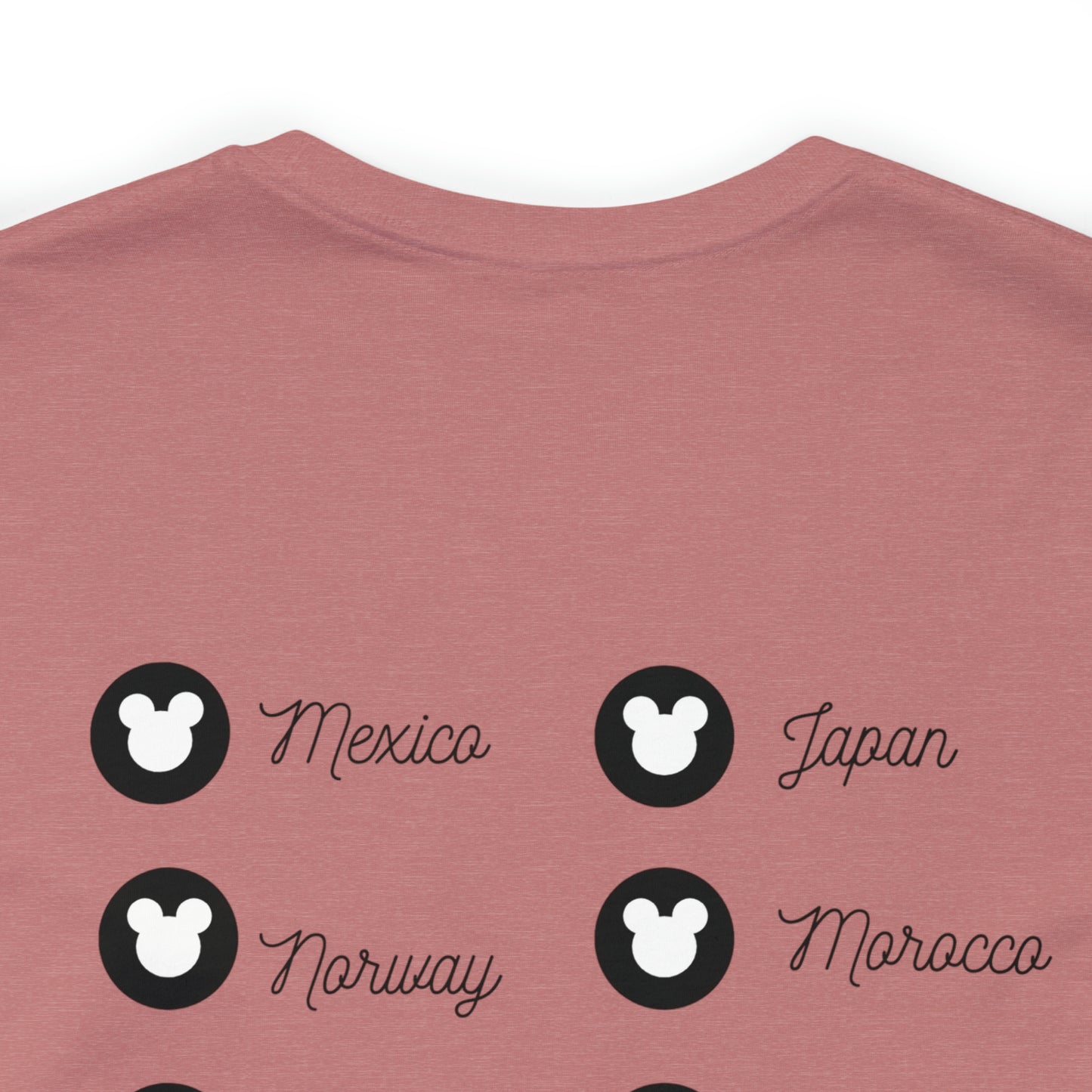 Epcot Drinking Around the World Unisex Jersey Short Sleeve Tee