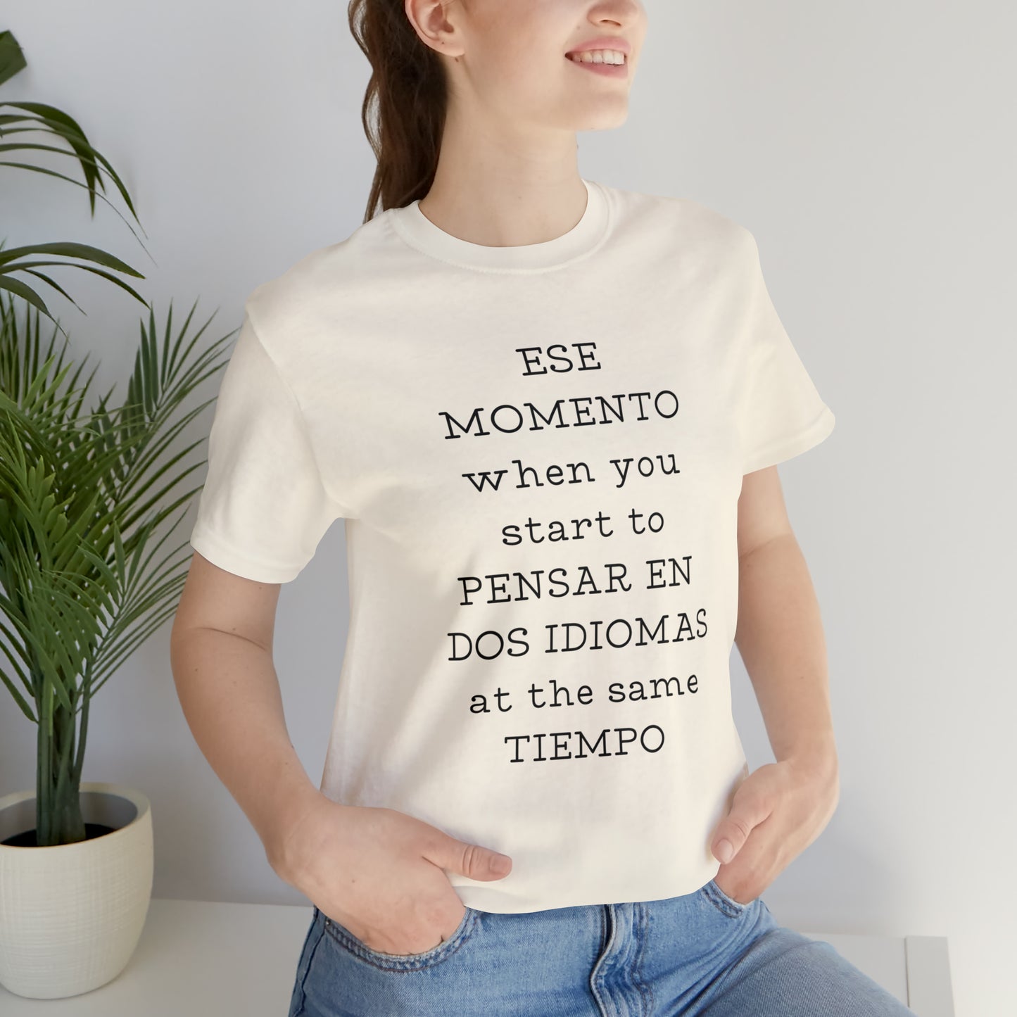 Im Bilingual Unisex Jersey Short Sleeve Tee