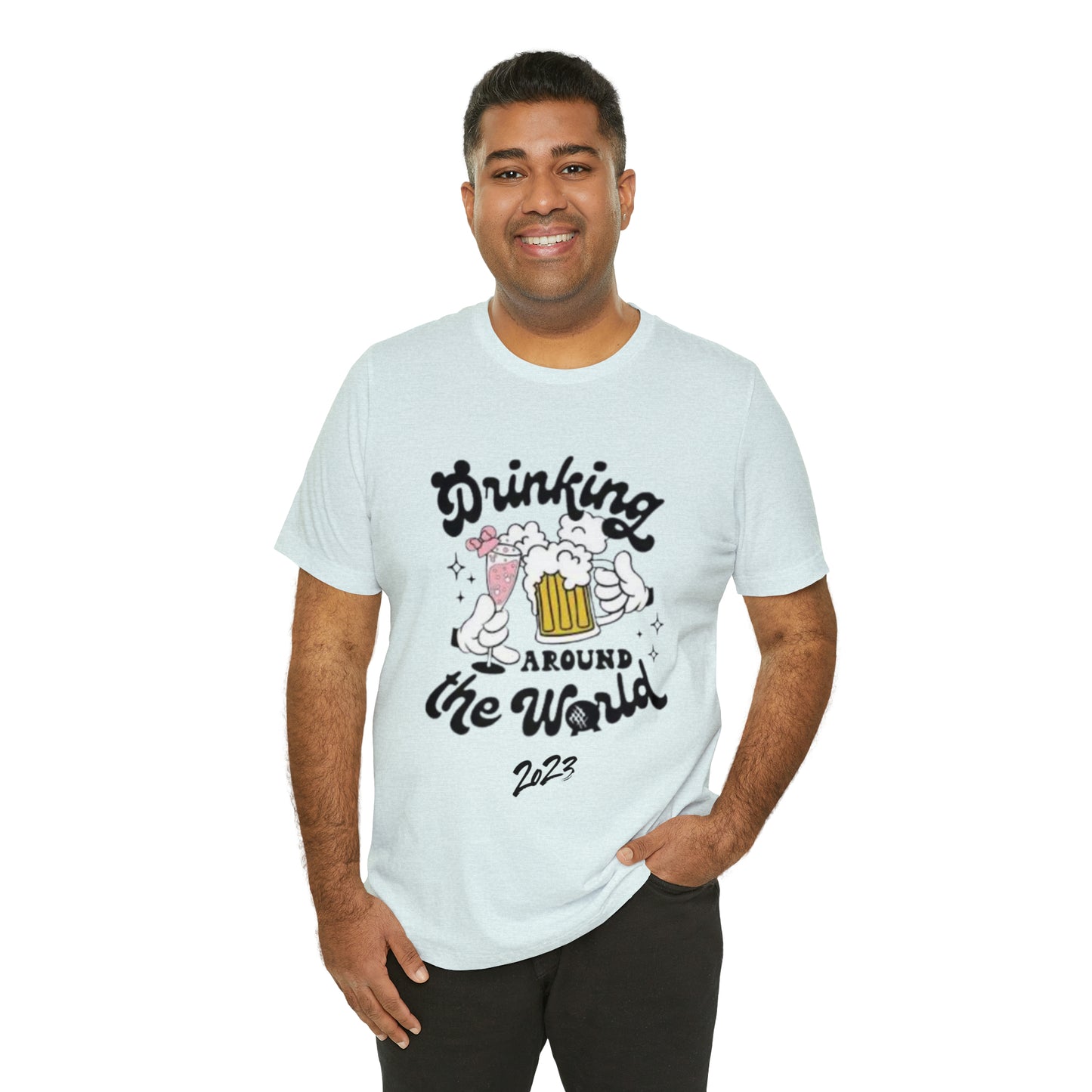 Epcot Drinking Around the World Unisex Jersey Short Sleeve Tee