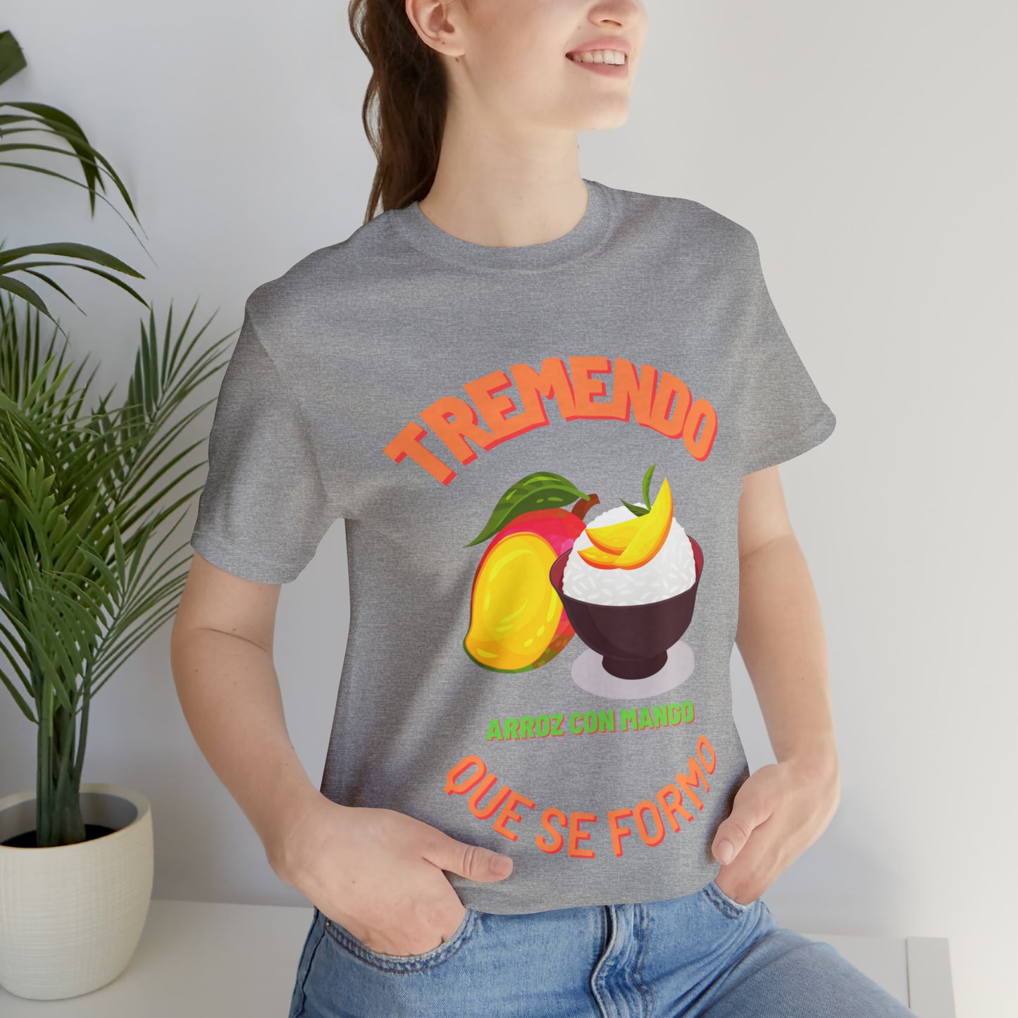 Tremendo Arroz Con Mango Que Se Formo -Unisex Jersey Short Sleeve Tee