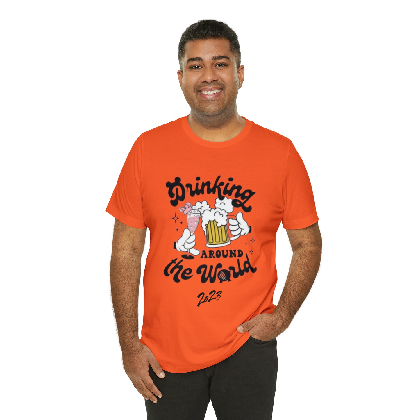 Epcot Drinking Around the World Unisex Jersey Short Sleeve Tee