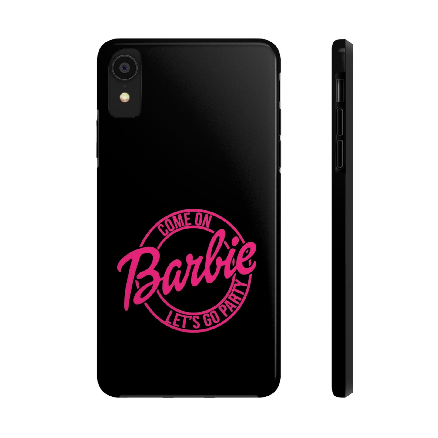 Come on Barbie Lets Go Party Black Tough Phone Case
