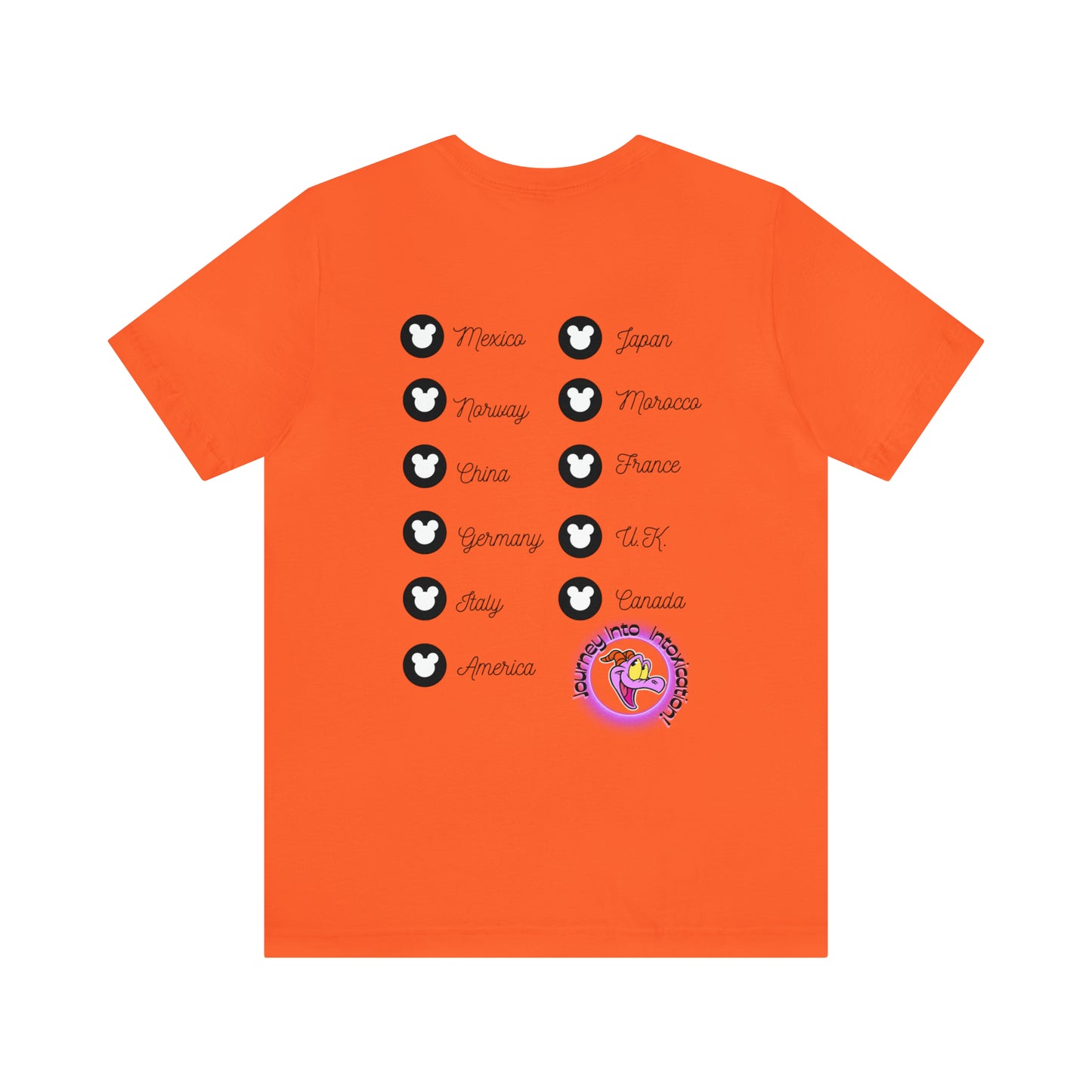 Epcot Drinking Around the World Unisex Jersey Short Sleeve Tee