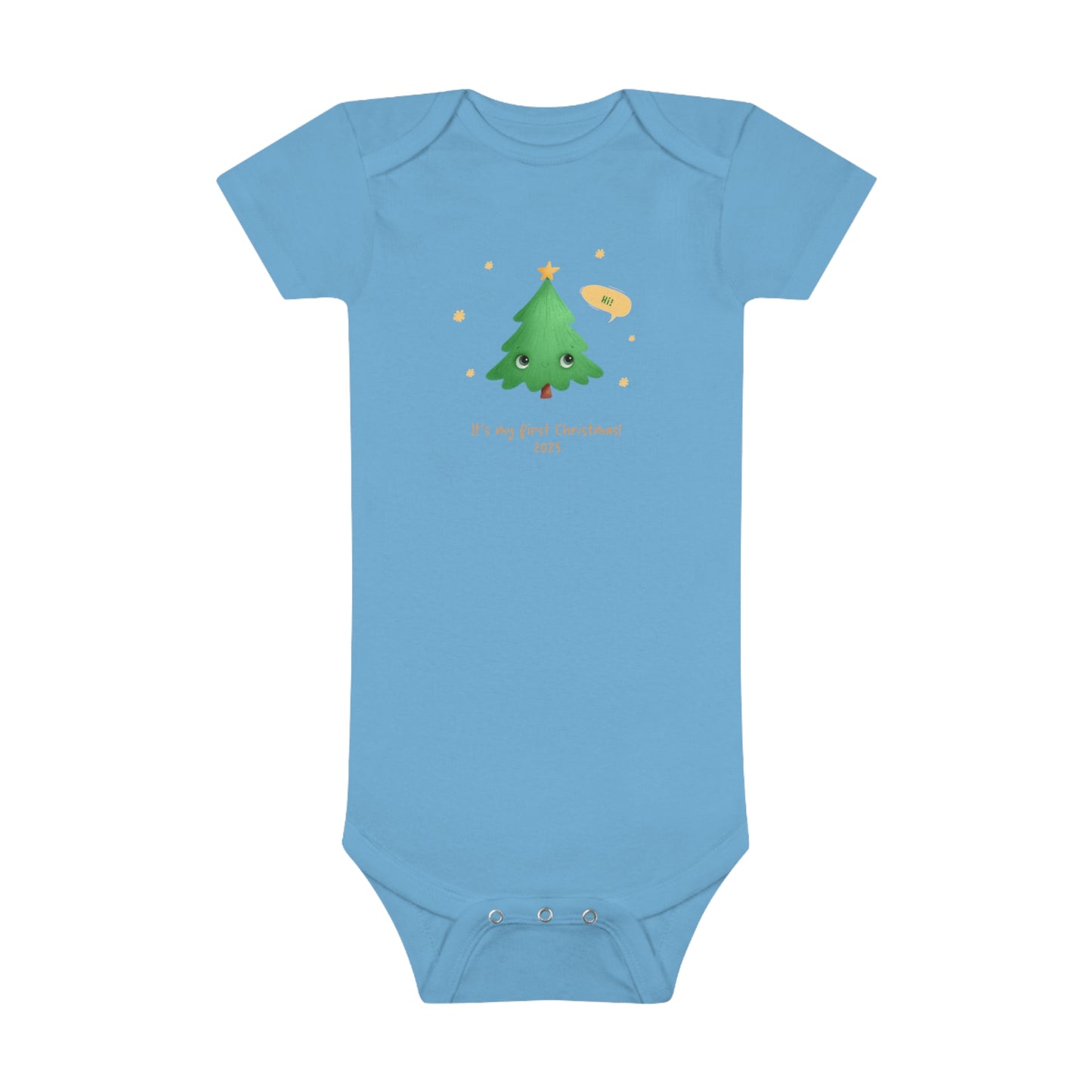 My First Christmas 2023 Baby Short Sleeve Onesie®