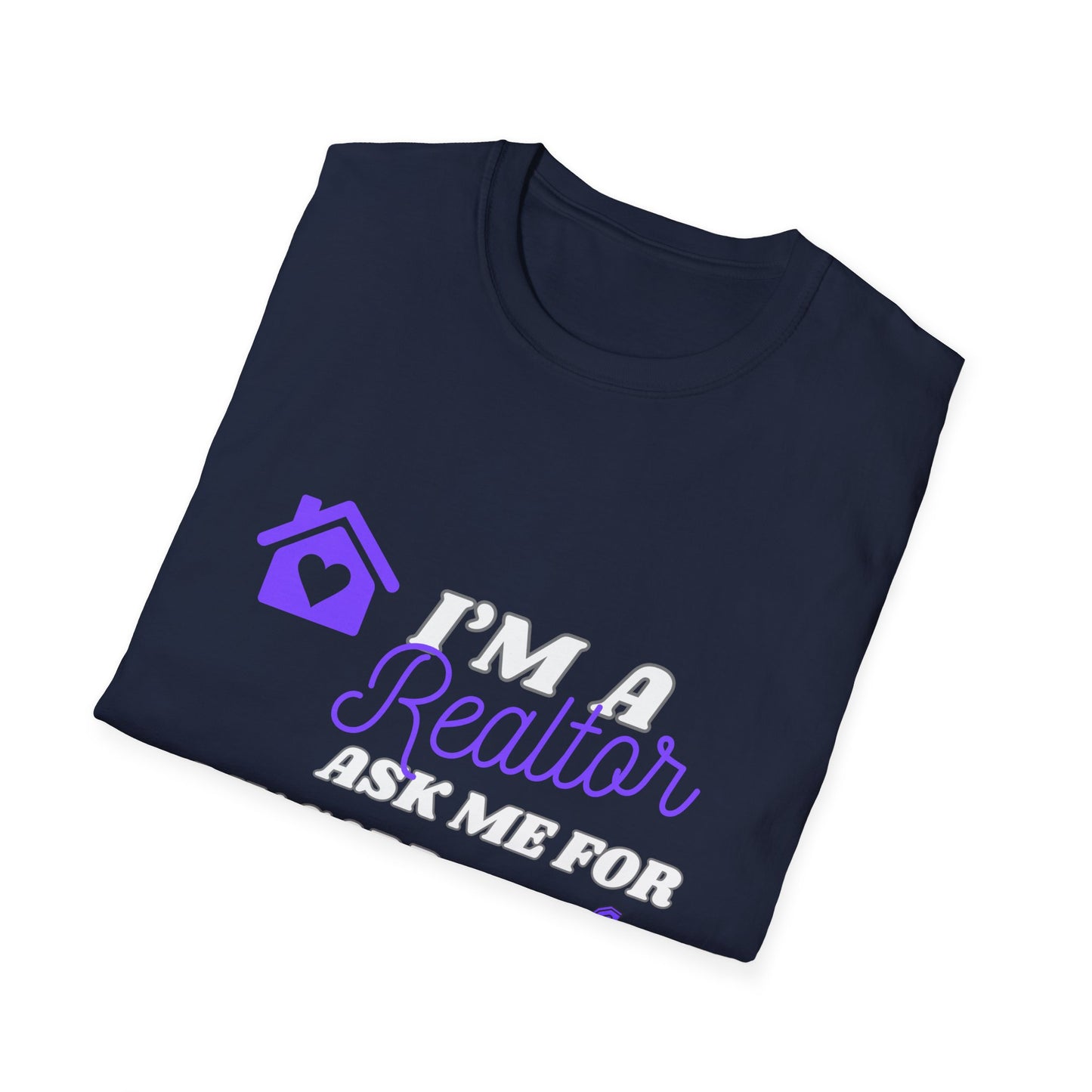 I'm a Realtor Ask me for my card - Perfect for Open Houses and Real Estate Events (purple)
