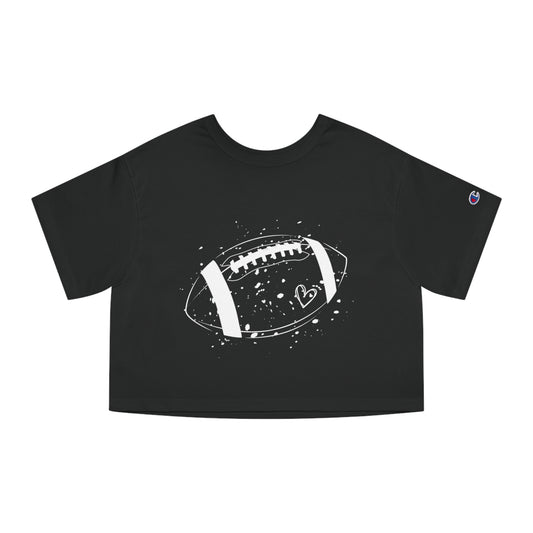 Football Love Cropped Top