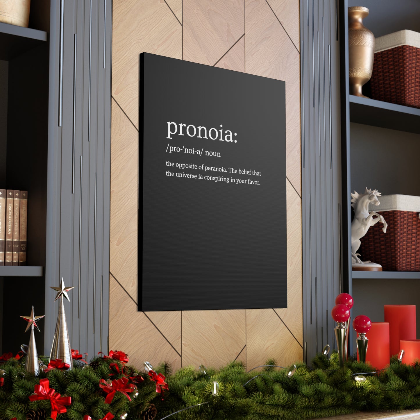 Pronoia - definition Canvas Gallery Wraps