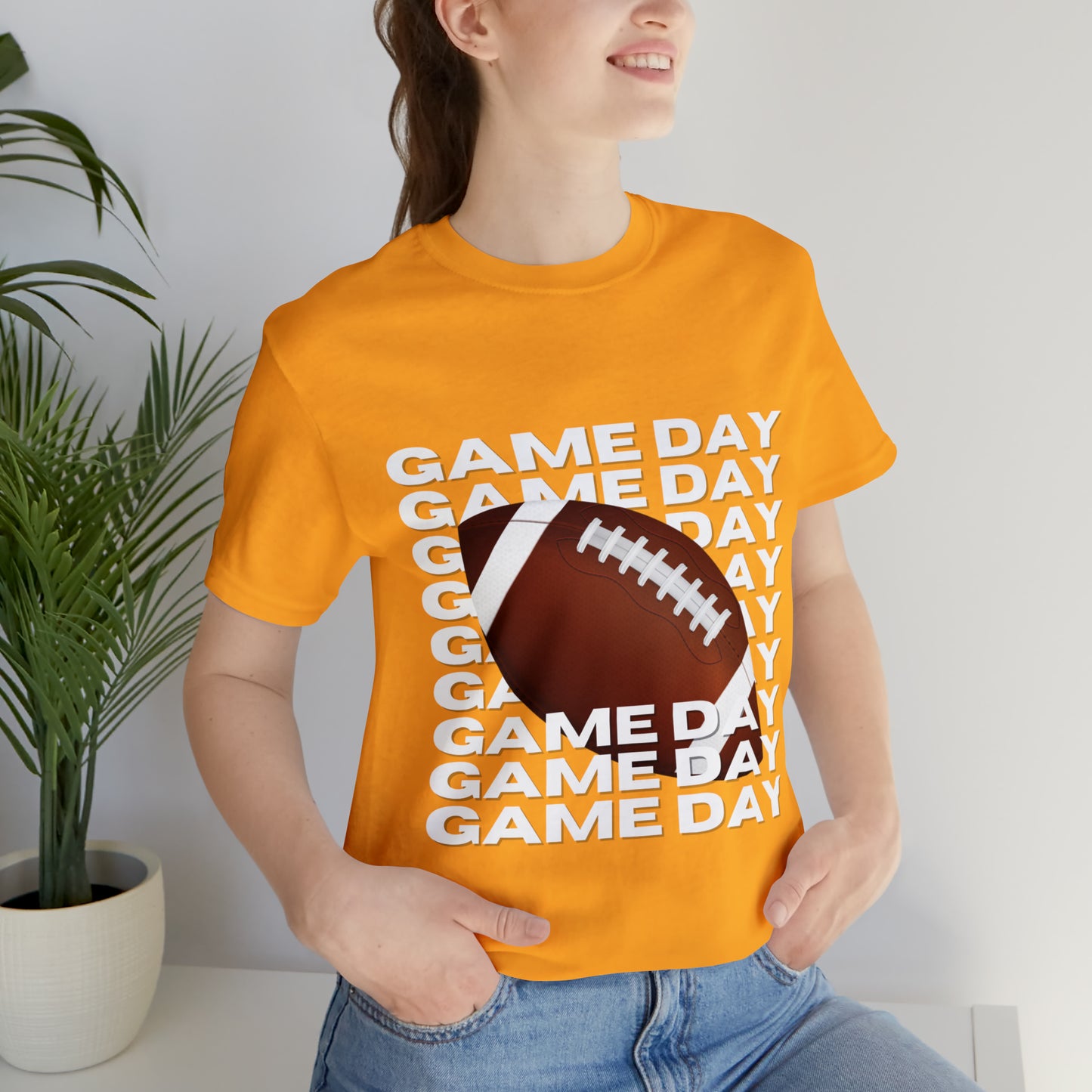 Game Day Football Unisex Jersey Short Sleeve Tee