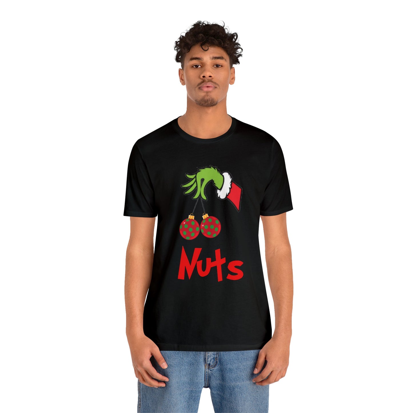Grinch Couples Tshirt (Nuts) Unisex Jersey Short Sleeve Tee
