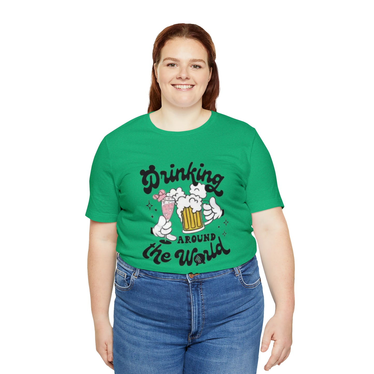 Epcot Drinking Around the World Unisex Jersey Short Sleeve Tee