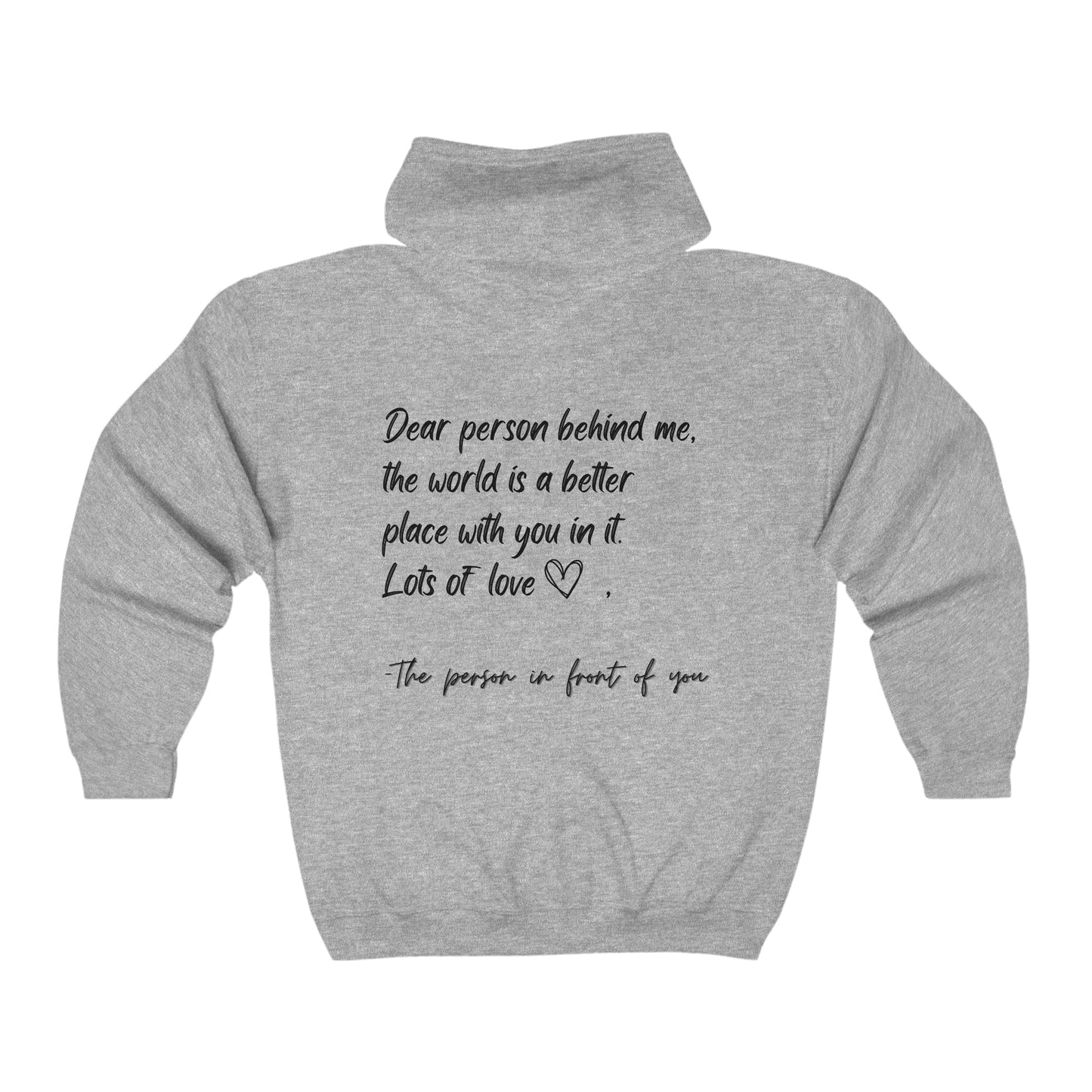 Be Kind - Unisex Heavy Blend Full Zip Hooded Sweatshirt
