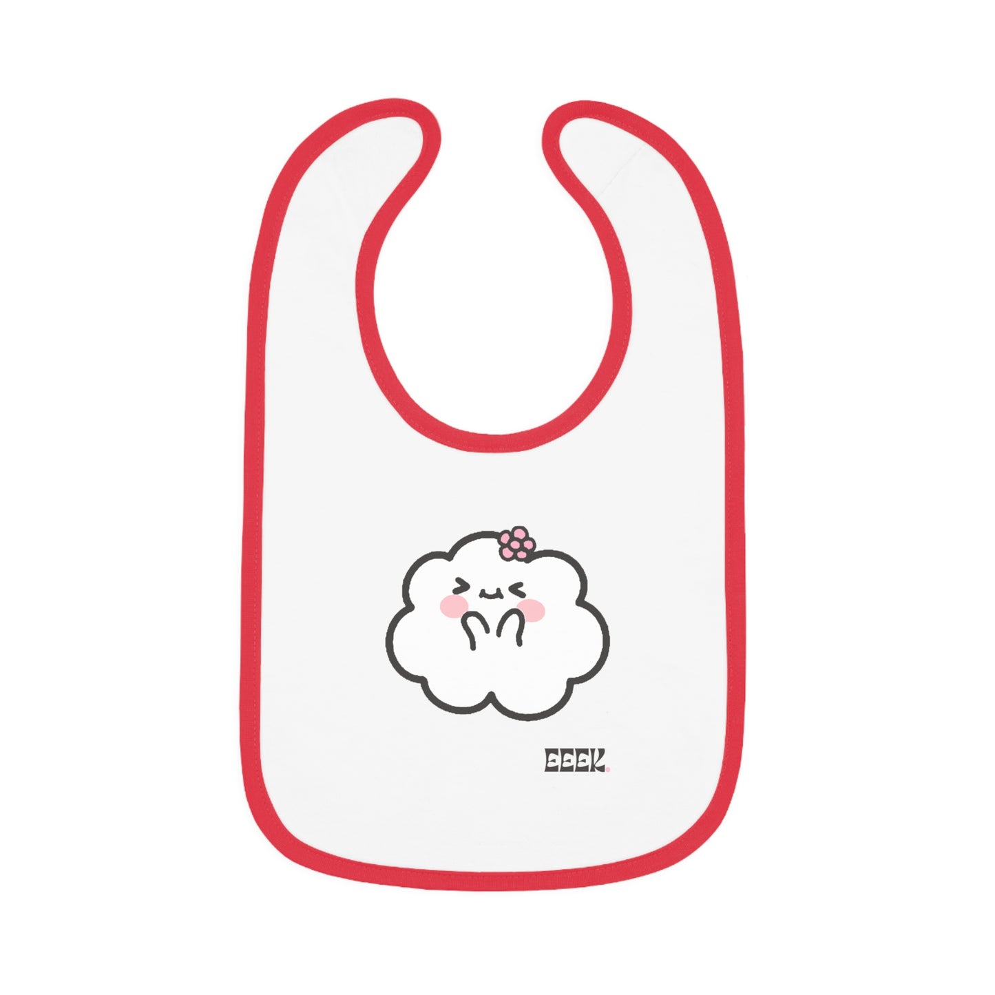 Eeek- Cumulo Cuties Baby Contrast Trim Jersey Bib