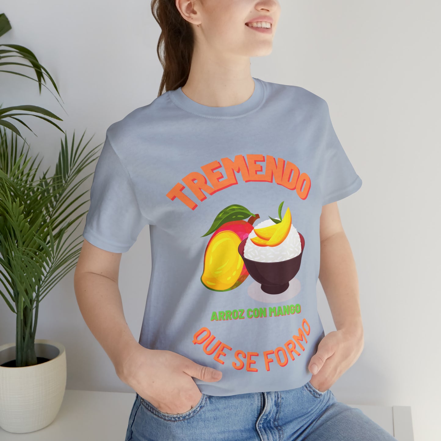 Tremendo Arroz Con Mango Que Se Formo -Unisex Jersey Short Sleeve Tee