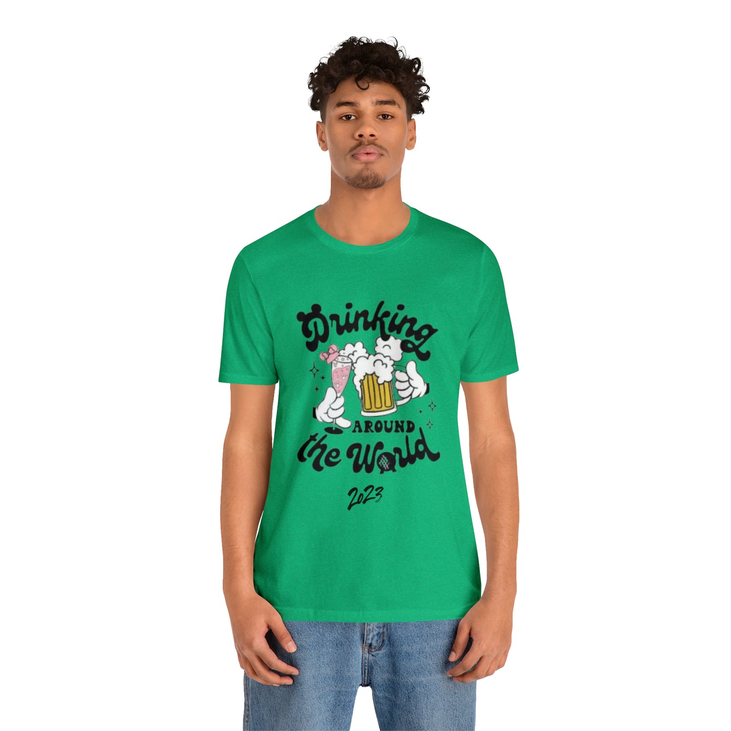 Epcot Drinking Around the World Unisex Jersey Short Sleeve Tee