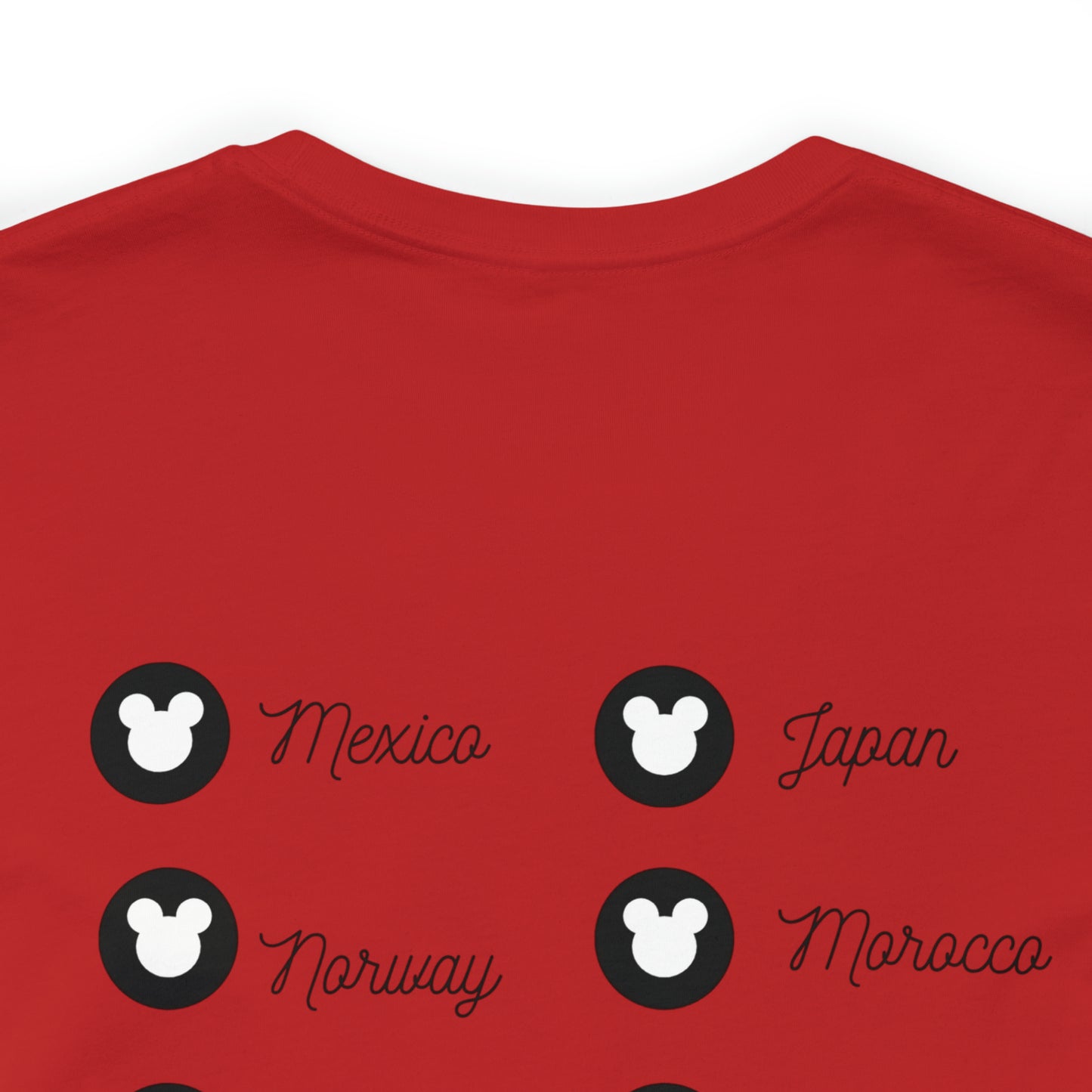 Epcot Drinking Around the World Unisex Jersey Short Sleeve Tee