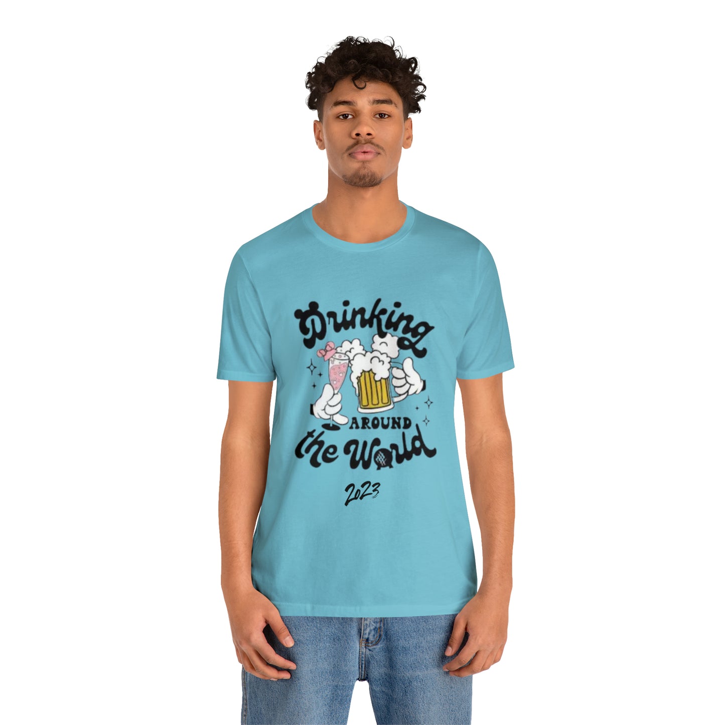 Epcot Drinking Around the World Unisex Jersey Short Sleeve Tee