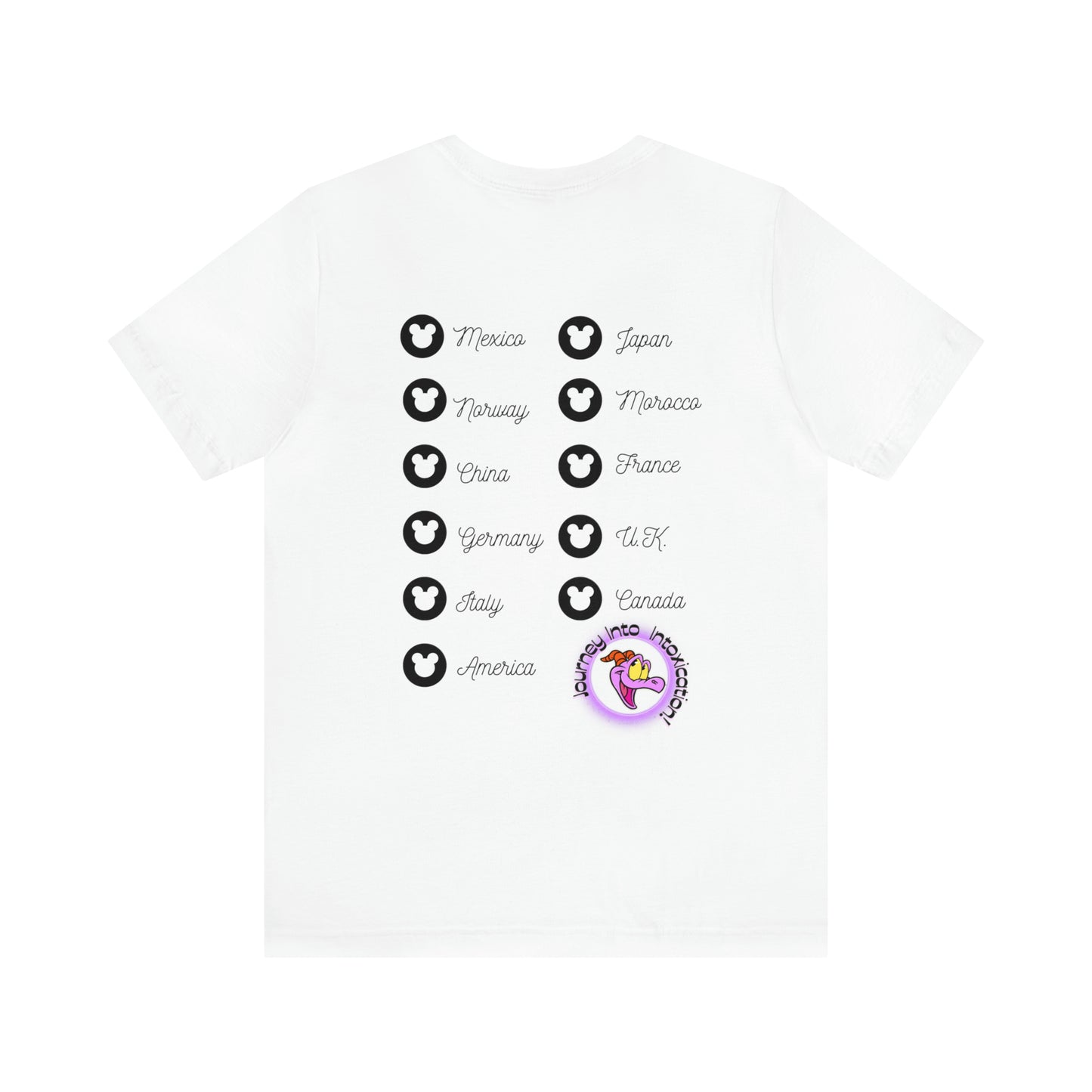 Epcot Drinking Around the World Unisex Jersey Short Sleeve Tee