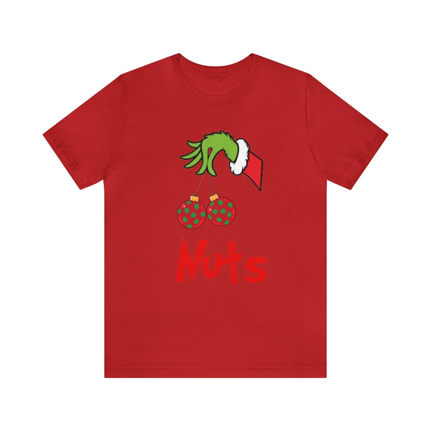 Grinch Couples Tshirt (Nuts) Unisex Jersey Short Sleeve Tee