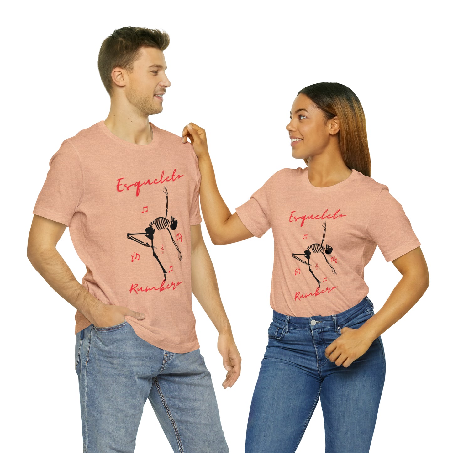 Esqueleto Rumbero Unisex Jersey Short Sleeve Tee