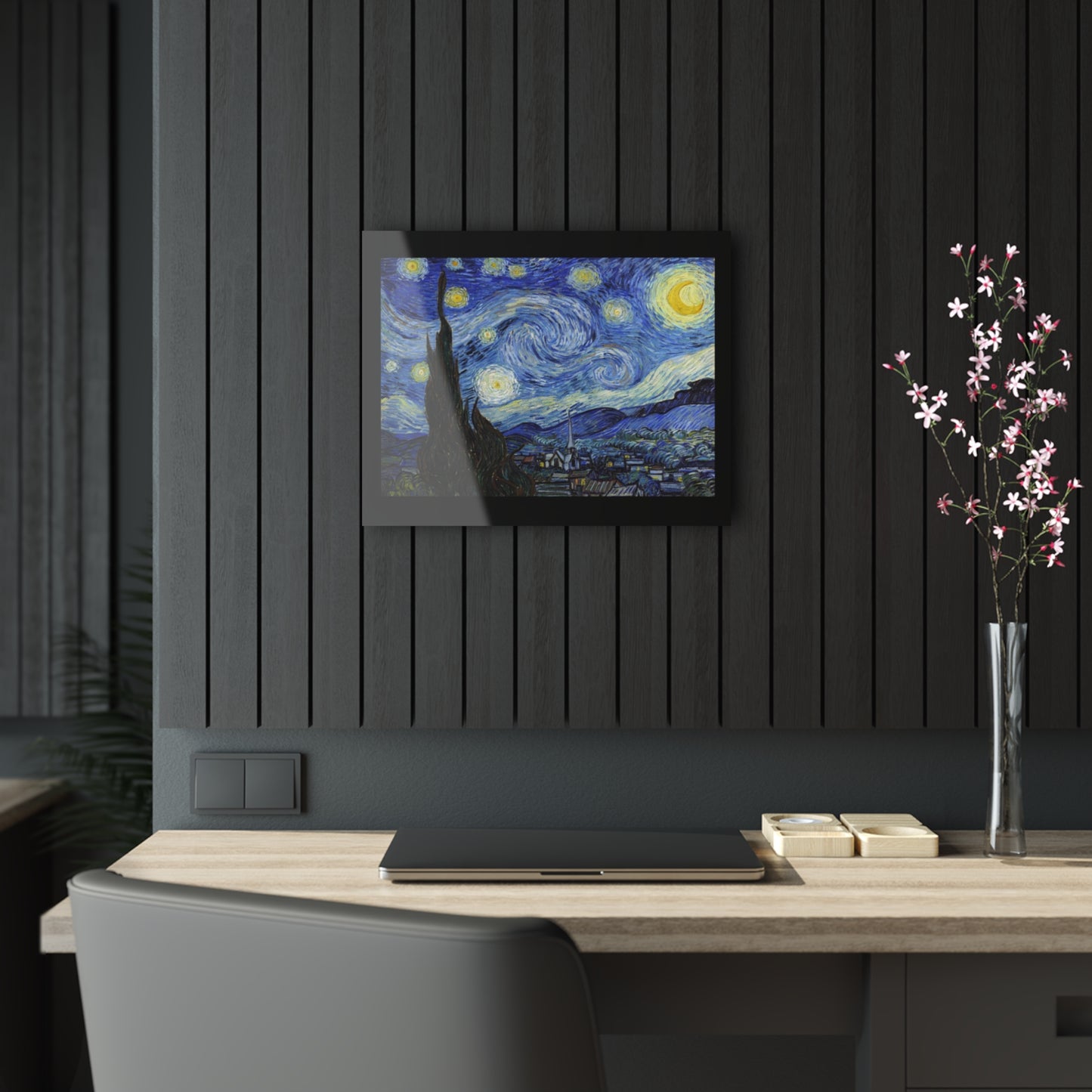 Starry Night By Vincent Van Gogh- Canvas Acrylic Print