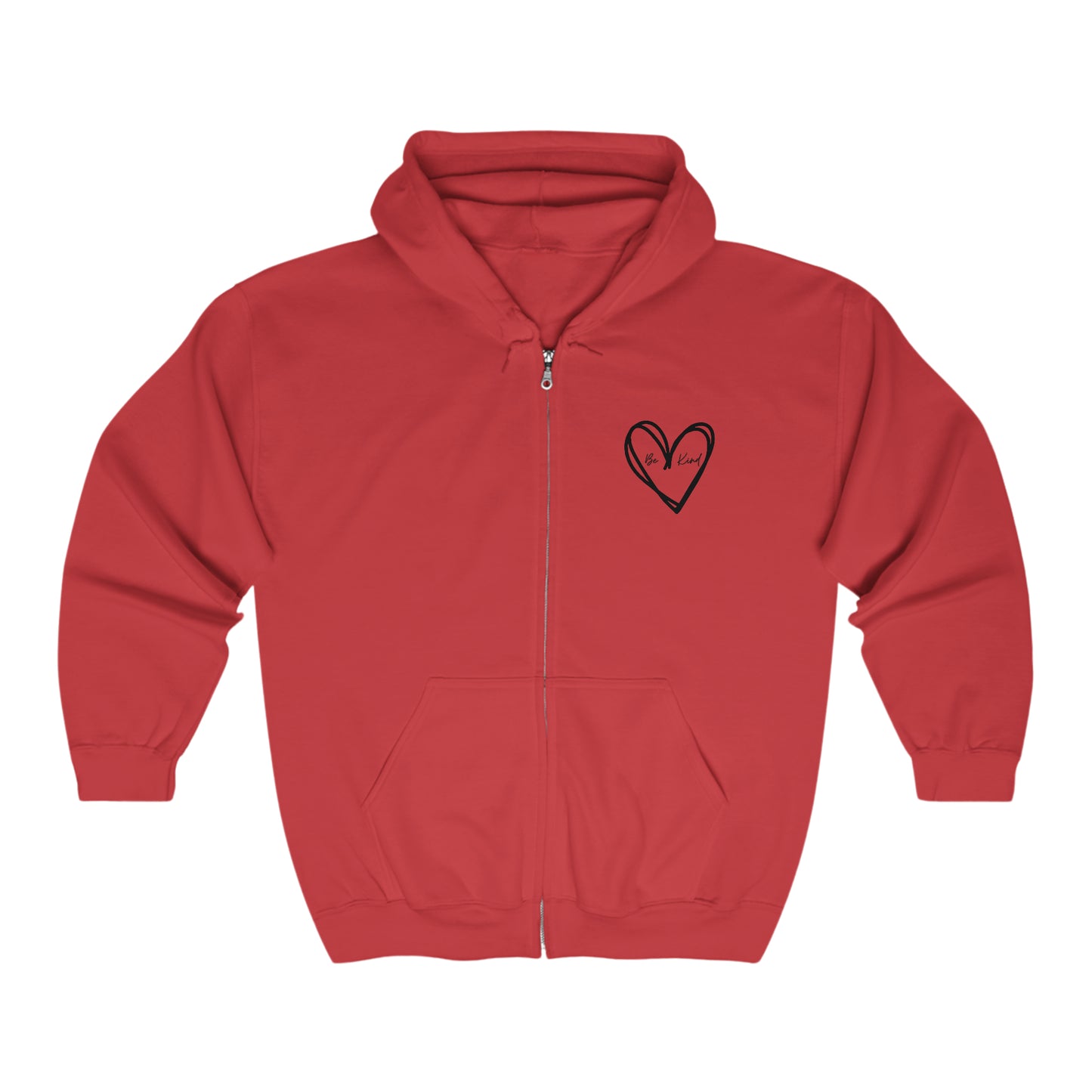 Be Kind - Unisex Heavy Blend Full Zip Hooded Sweatshirt