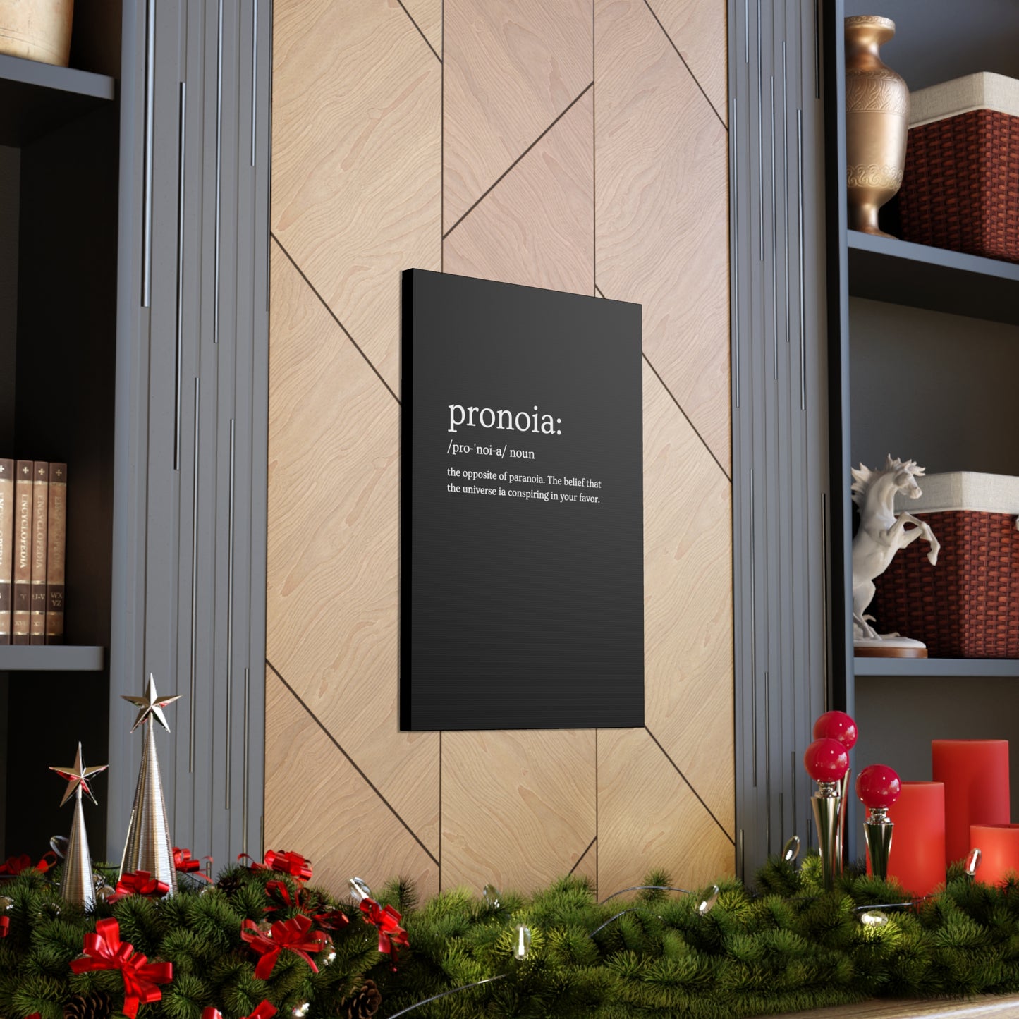 Pronoia - definition Canvas Gallery Wraps