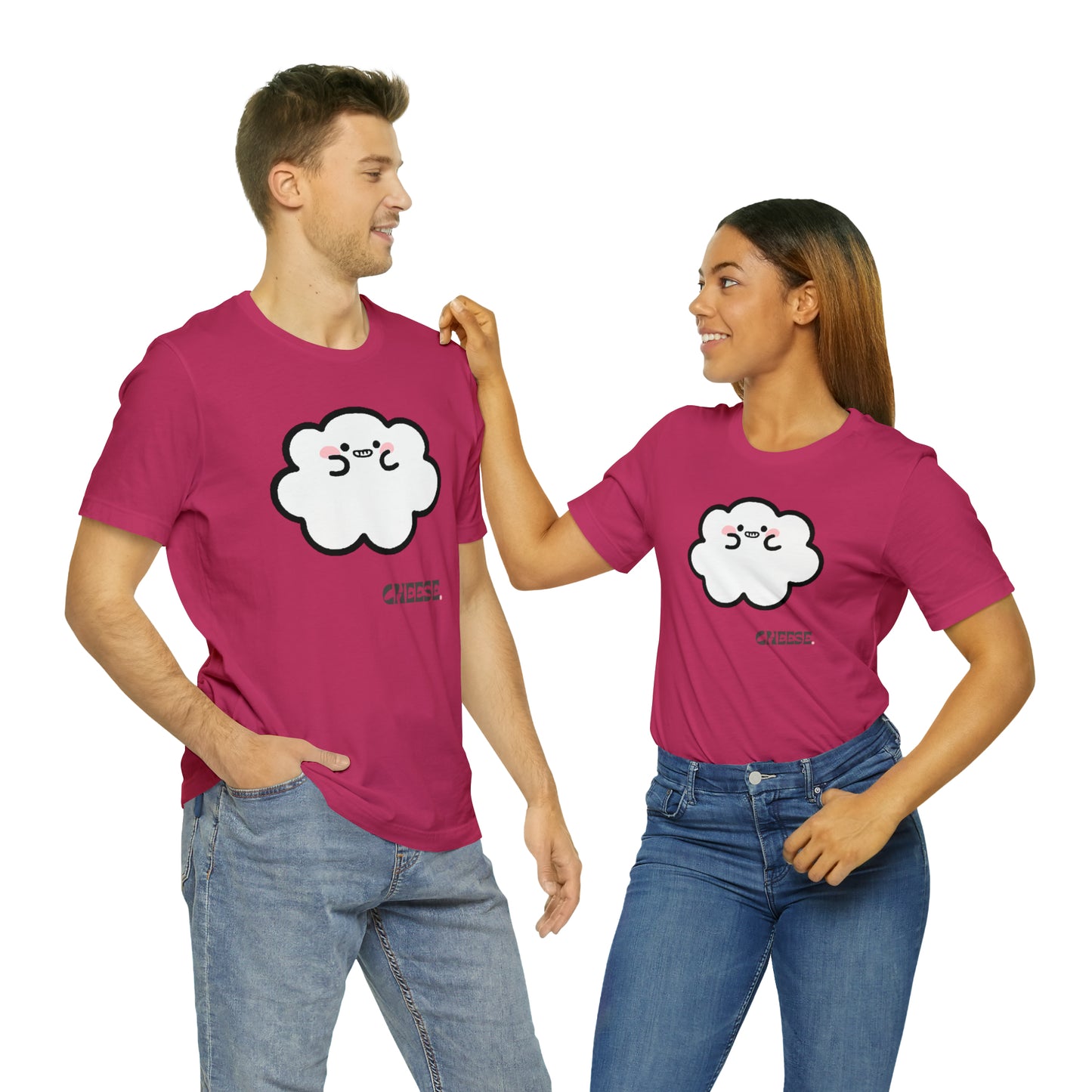 Cheese- Cumulo Cuties Unisex Jersey Short Sleeve Tee