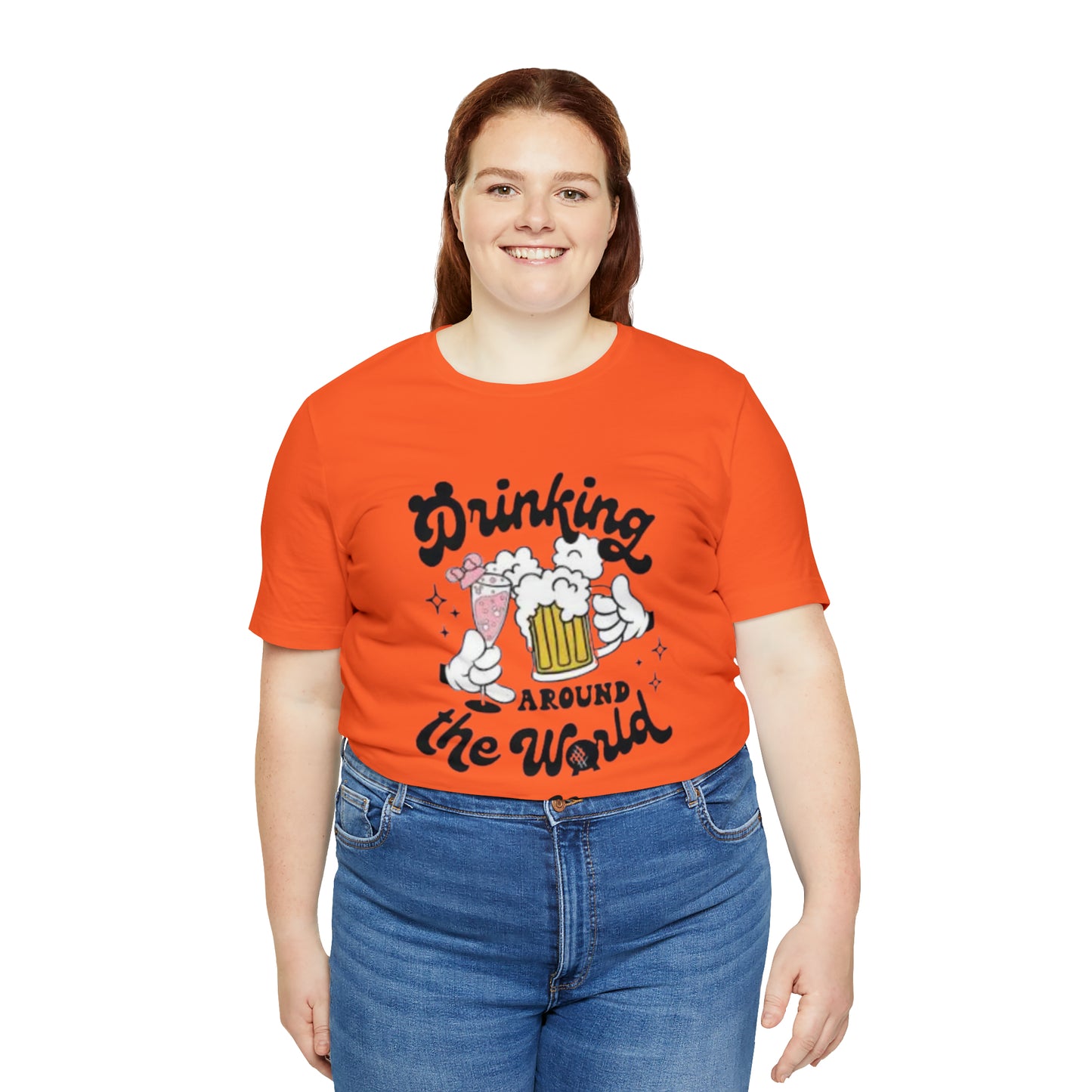 Epcot Drinking Around the World Unisex Jersey Short Sleeve Tee