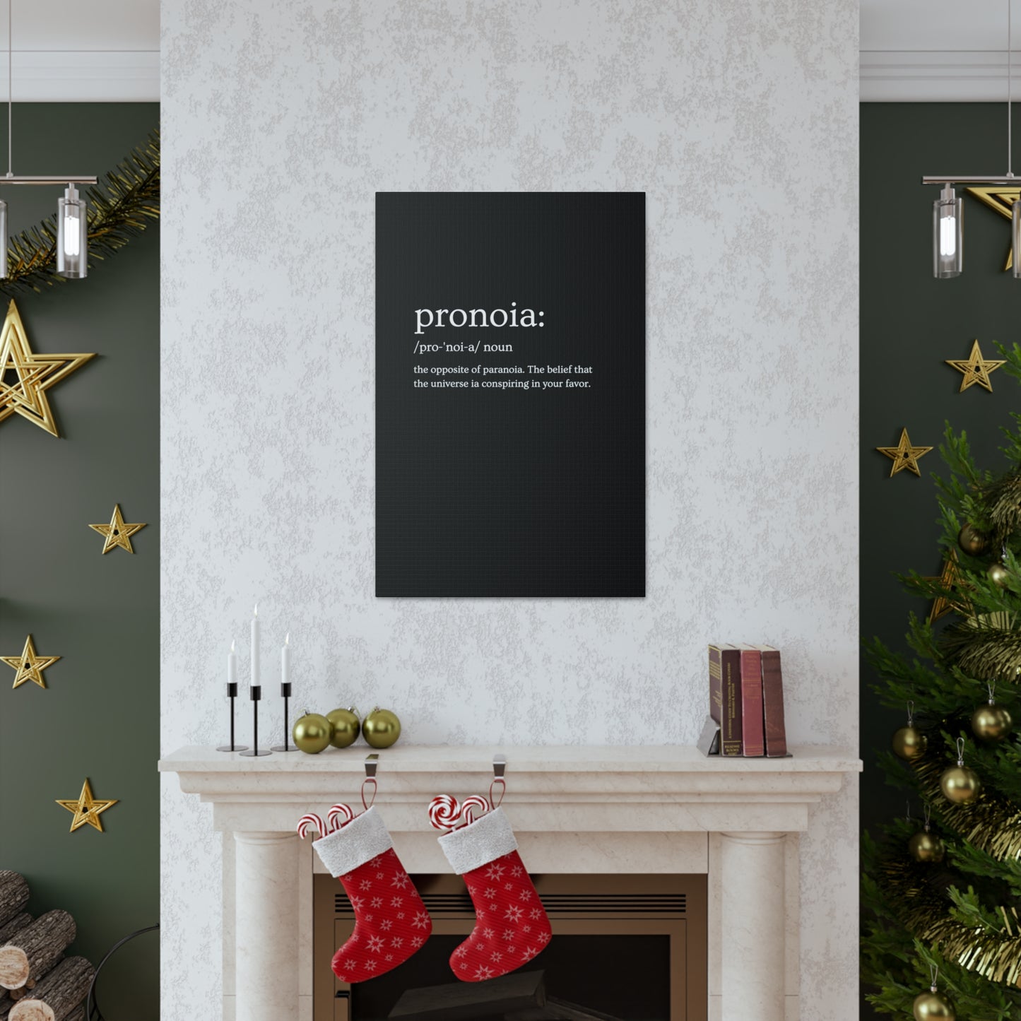Pronoia - definition Canvas Gallery Wraps