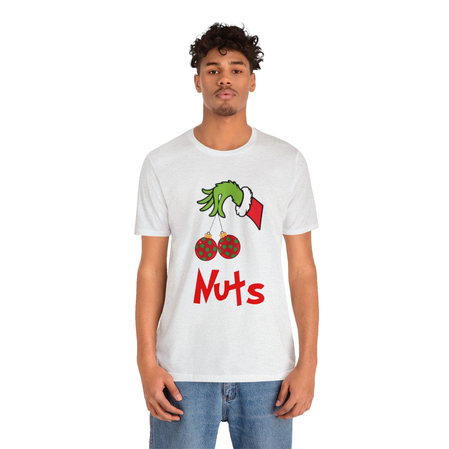 Grinch Couples Tshirt (Nuts) Unisex Jersey Short Sleeve Tee