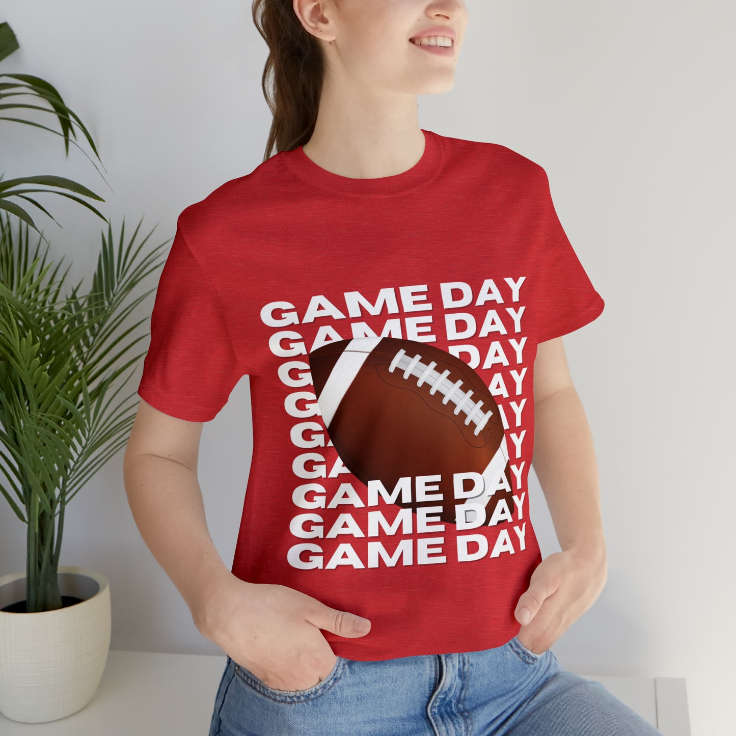 Game Day Football Unisex Jersey Short Sleeve Tee