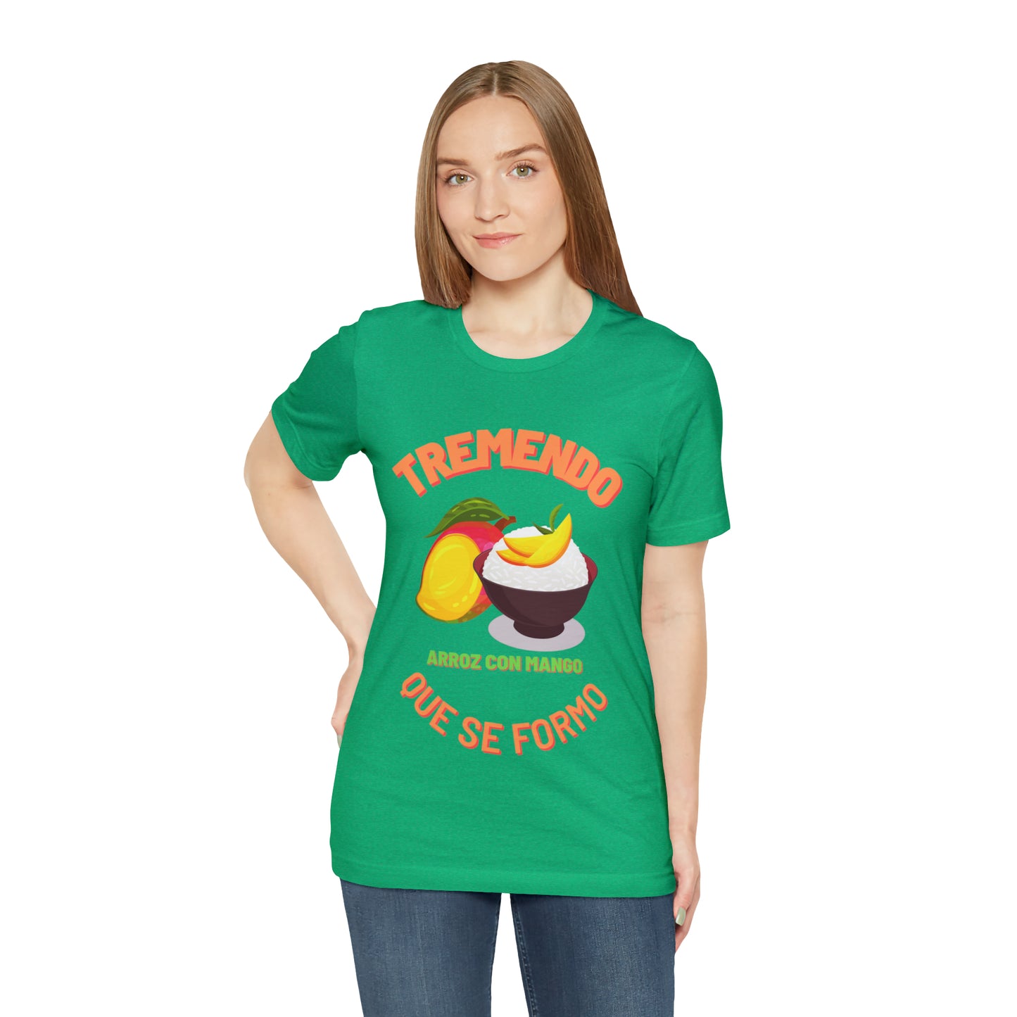 Tremendo Arroz Con Mango Que Se Formo -Unisex Jersey Short Sleeve Tee