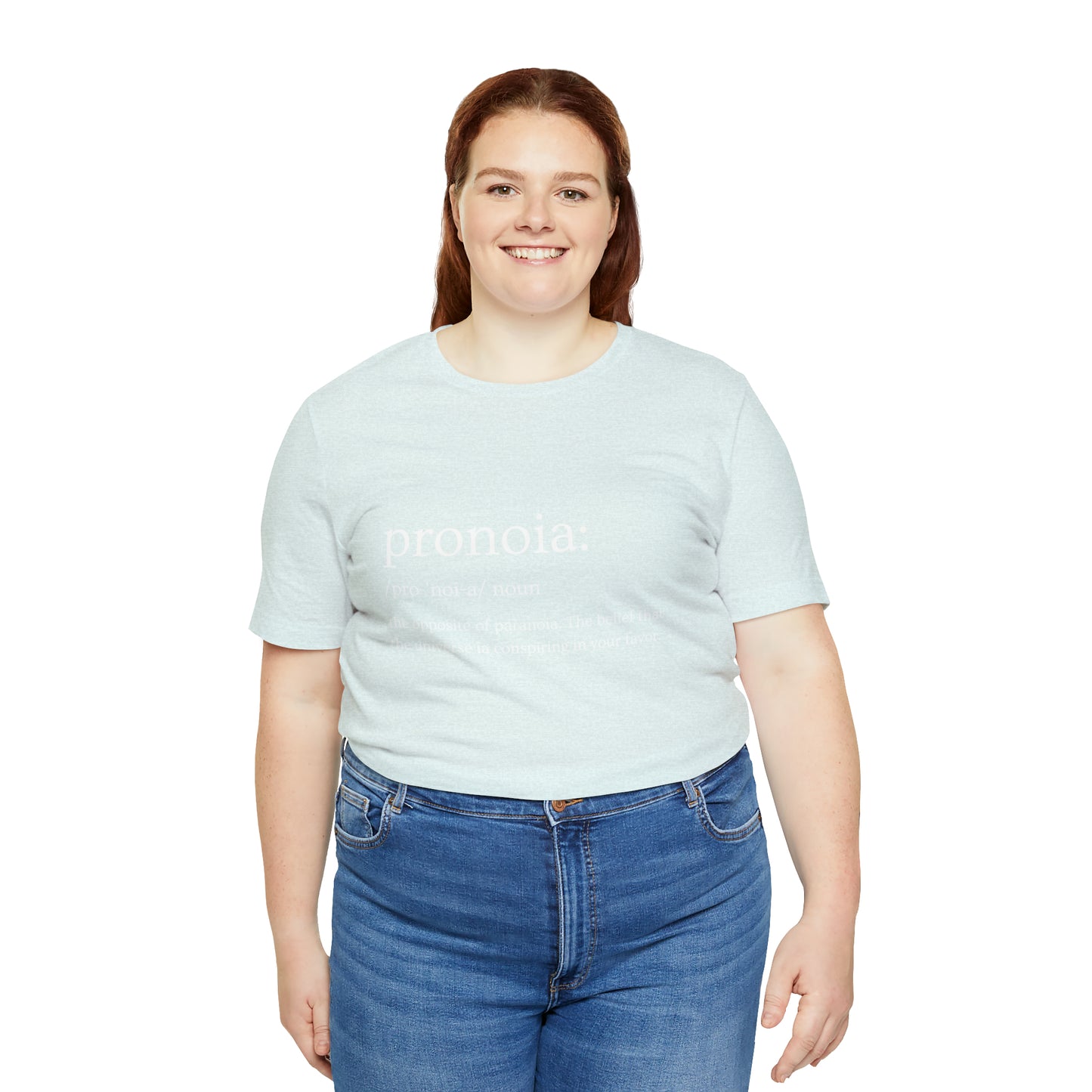 Pronoia Definition - Unisex Jersey Short Sleeve Tee