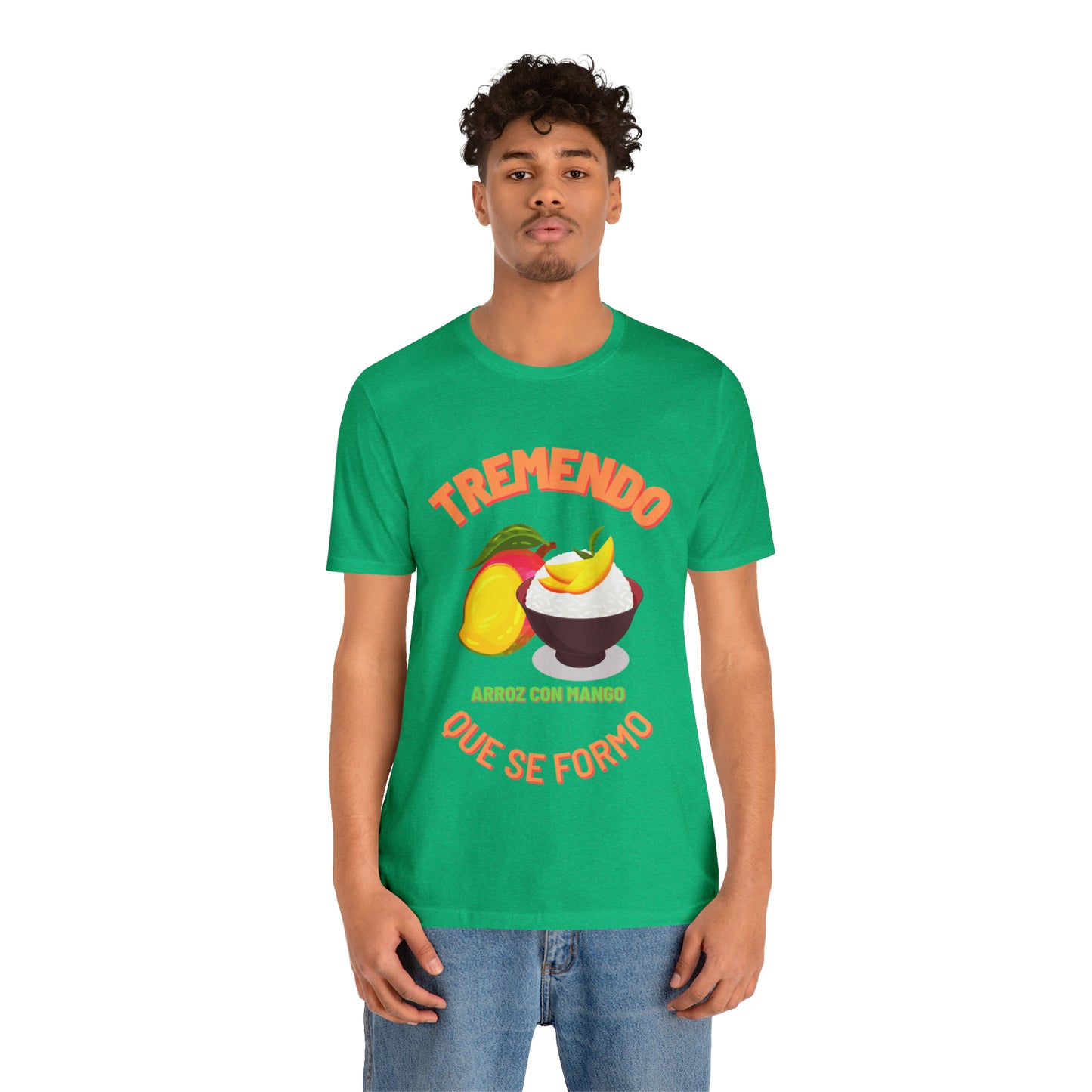 Tremendo Arroz Con Mango Que Se Formo -Unisex Jersey Short Sleeve Tee