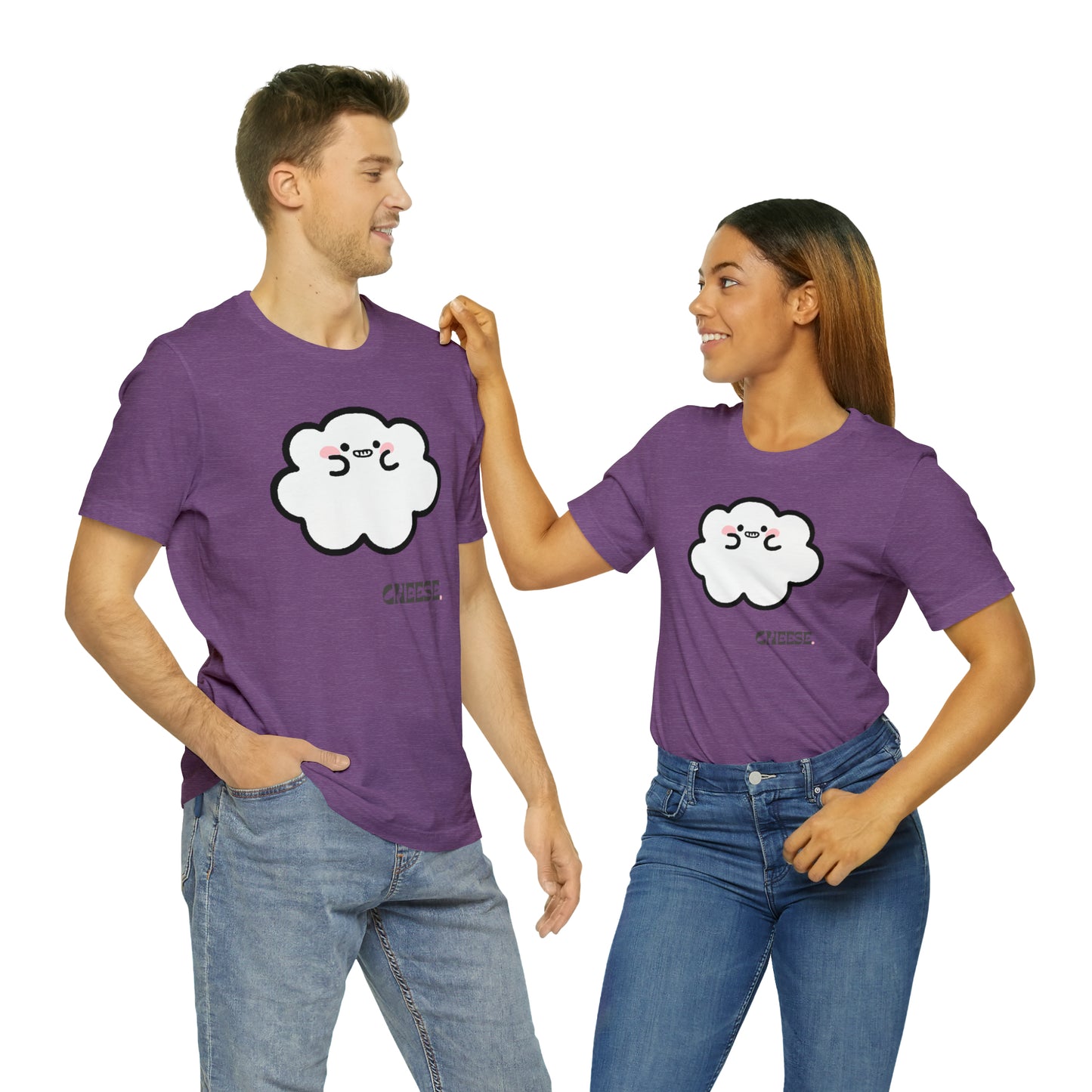 Cheese- Cumulo Cuties Unisex Jersey Short Sleeve Tee