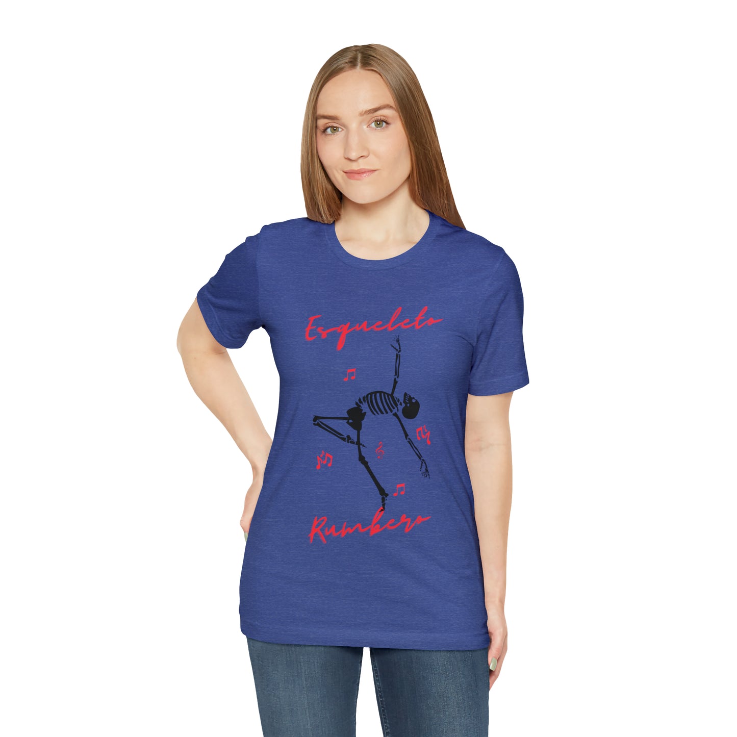 Esqueleto Rumbero Unisex Jersey Short Sleeve Tee