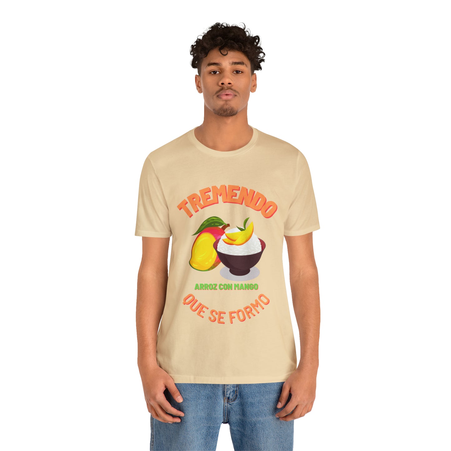 Tremendo Arroz Con Mango Que Se Formo -Unisex Jersey Short Sleeve Tee