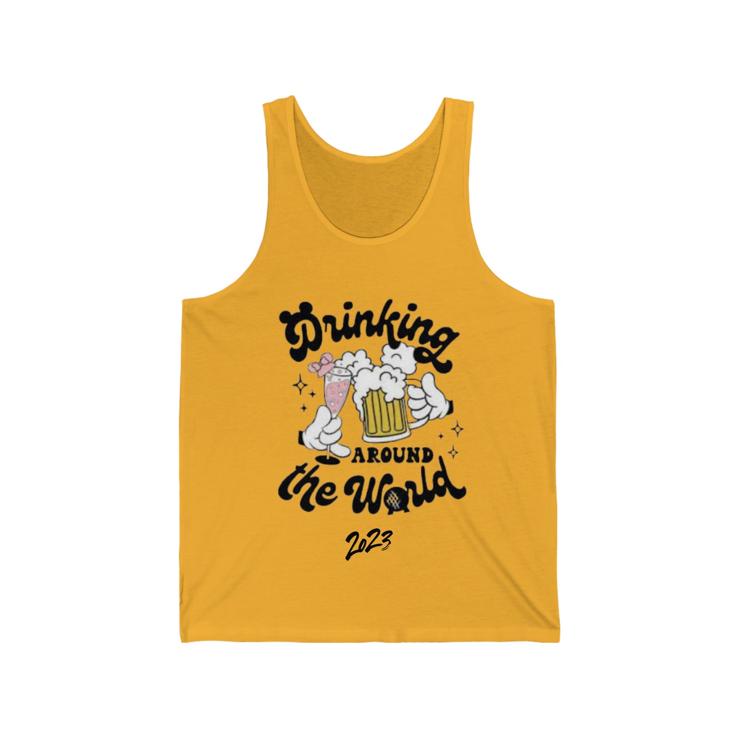 Epcot Drinking Around the World - Unisex Jersey Tank