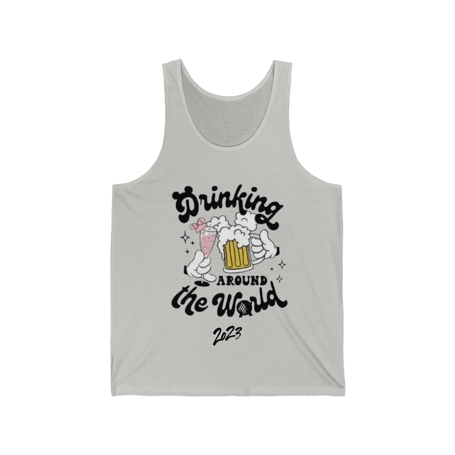 Epcot Drinking Around the World - Unisex Jersey Tank