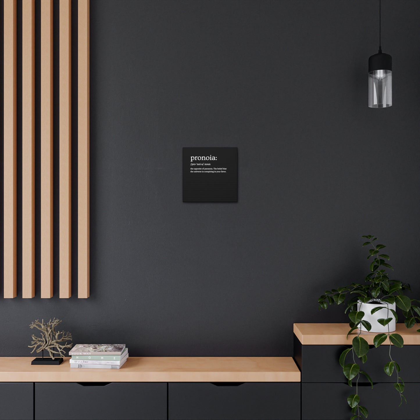 Pronoia - definition Canvas Gallery Wraps