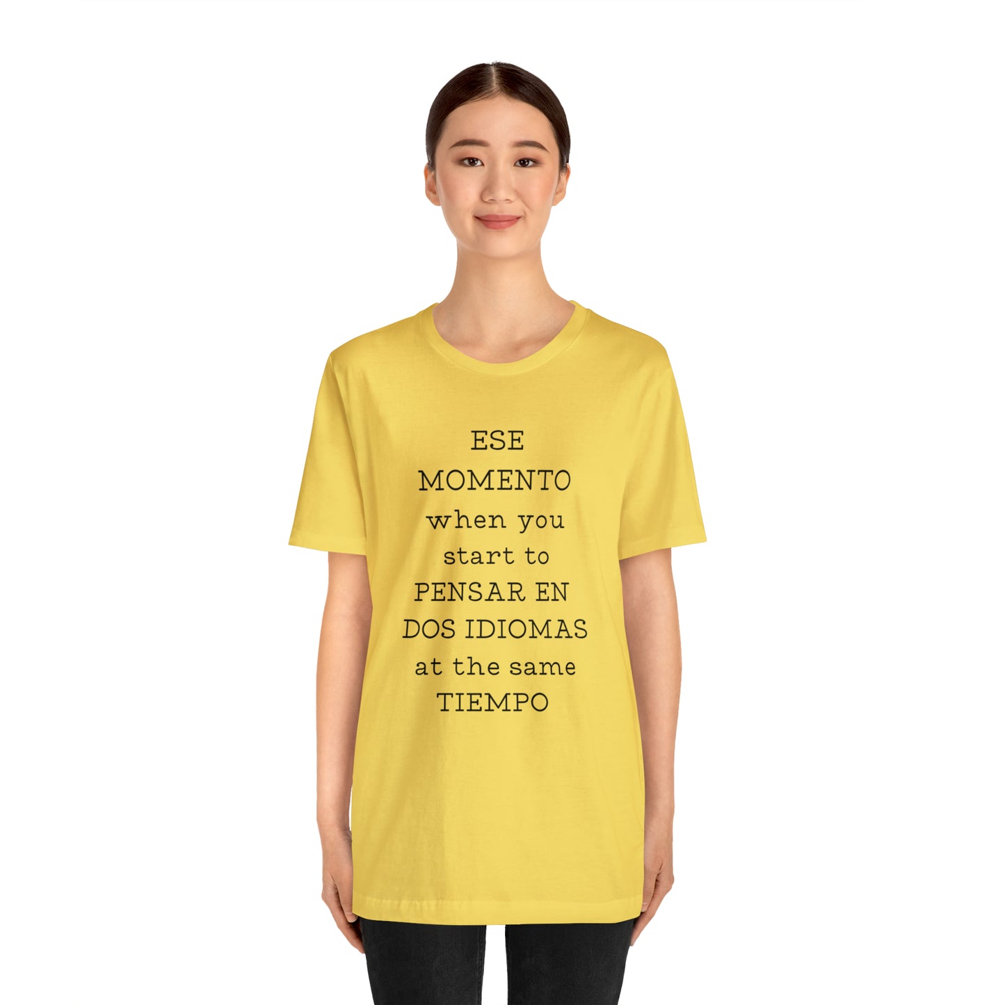 Im Bilingual Unisex Jersey Short Sleeve Tee