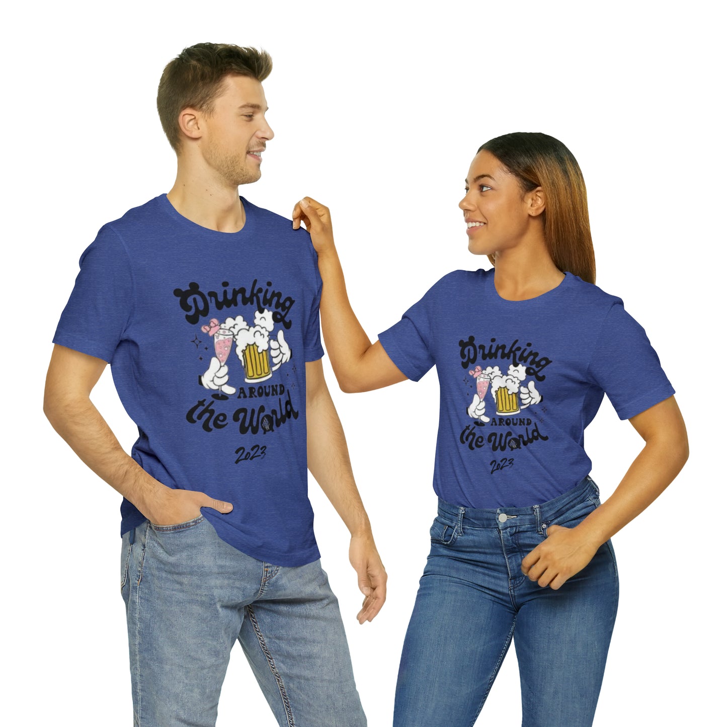 Epcot Drinking Around the World Unisex Jersey Short Sleeve Tee