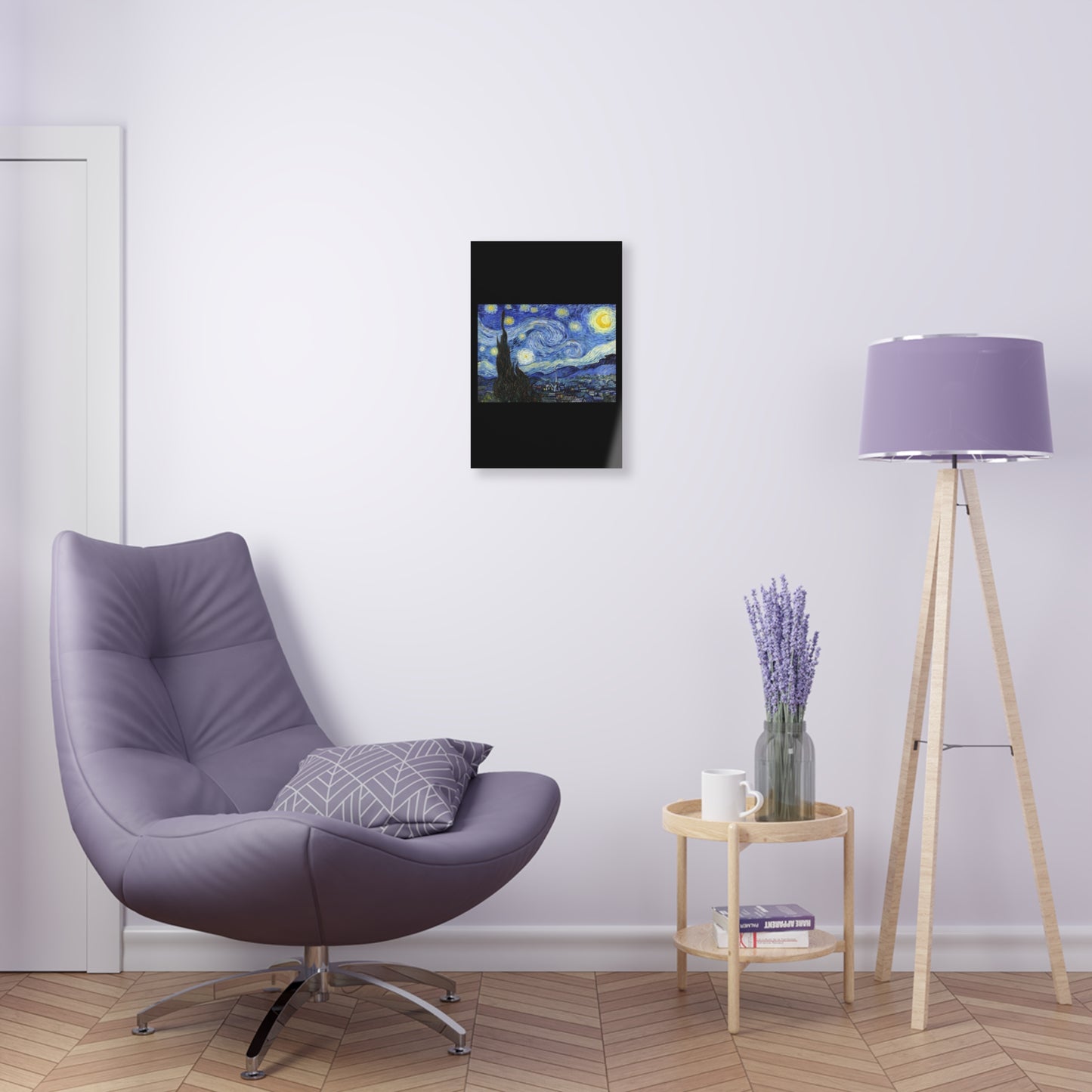 Starry Night By Vincent Van Gogh- Canvas Acrylic Print