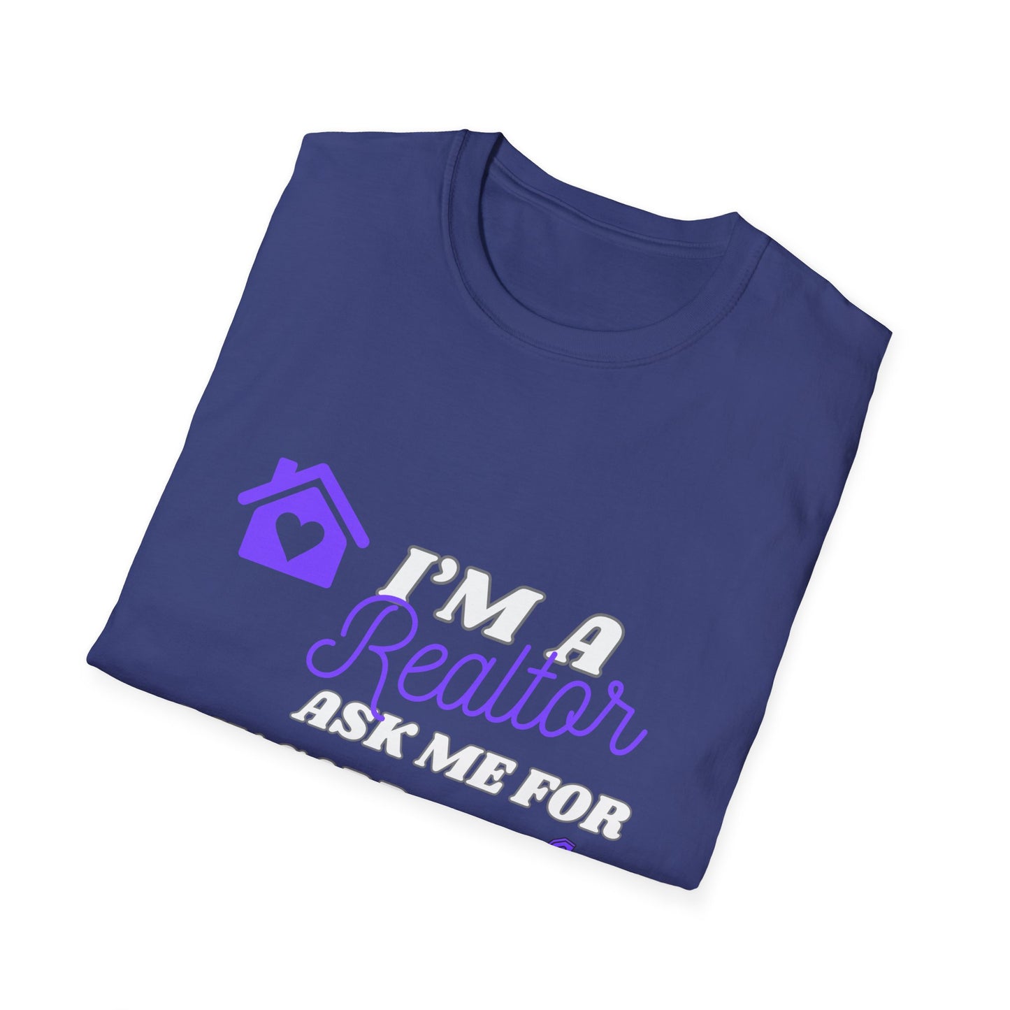 I'm a Realtor Ask me for my card - Perfect for Open Houses and Real Estate Events (purple)