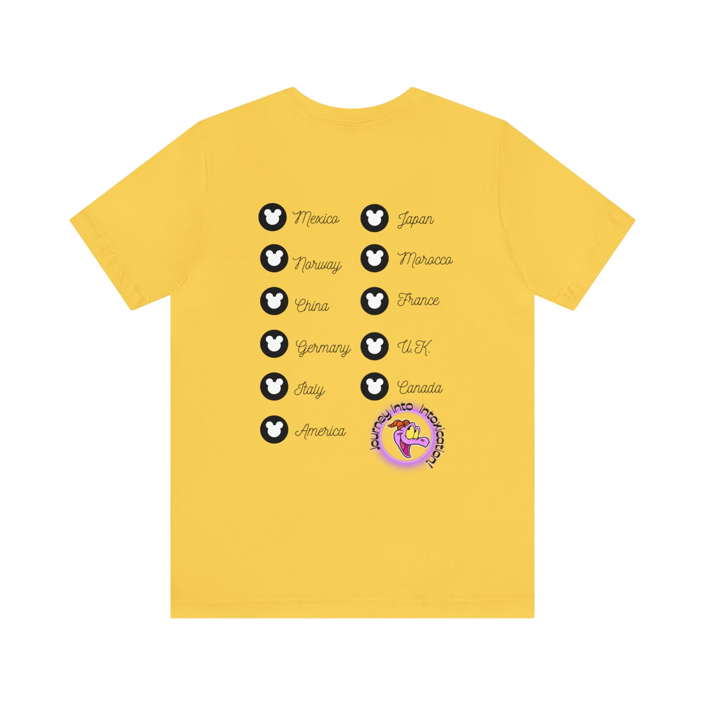 Epcot Drinking Around the World Unisex Jersey Short Sleeve Tee