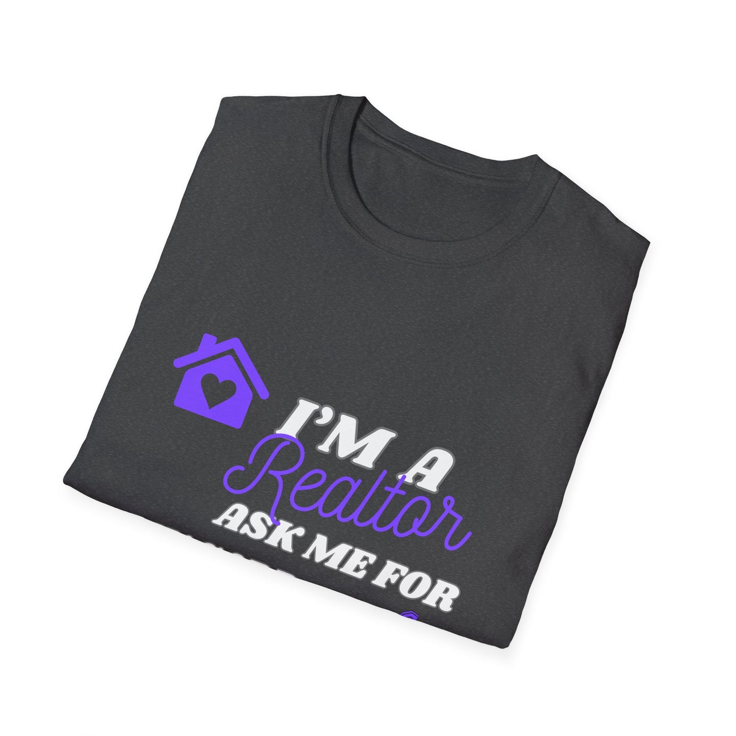 I'm a Realtor Ask me for my card - Perfect for Open Houses and Real Estate Events (purple)