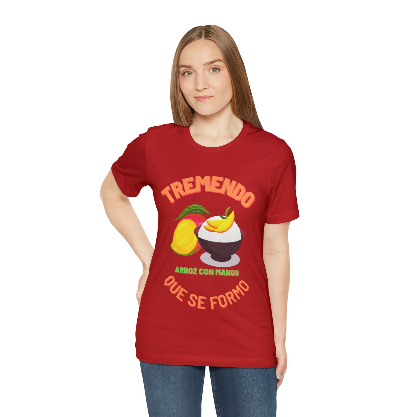 Tremendo Arroz Con Mango Que Se Formo -Unisex Jersey Short Sleeve Tee