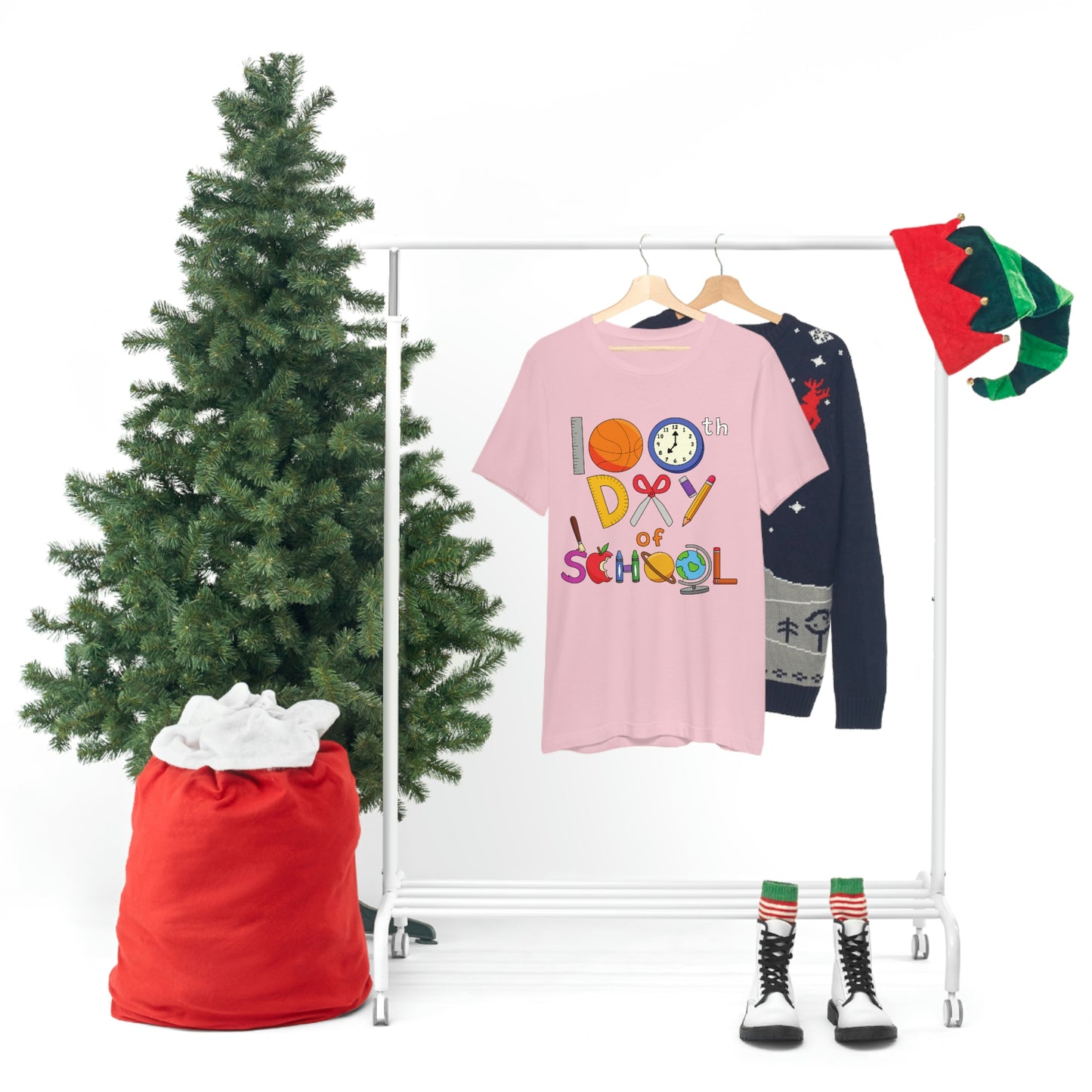 100th Day of School Teacher T- Shirt - Unisex Jersey Short Sleeve Tee