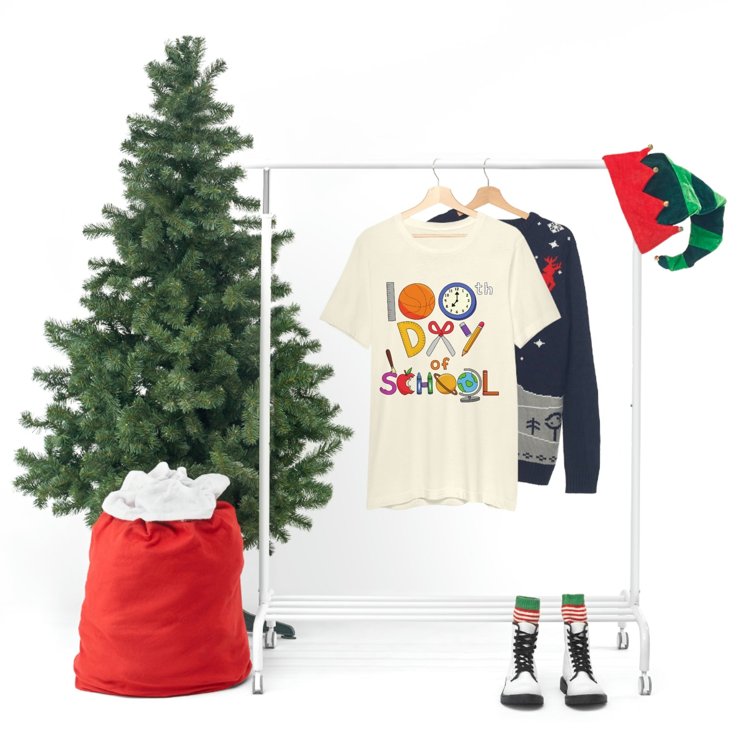 100th Day of School Teacher T- Shirt - Unisex Jersey Short Sleeve Tee