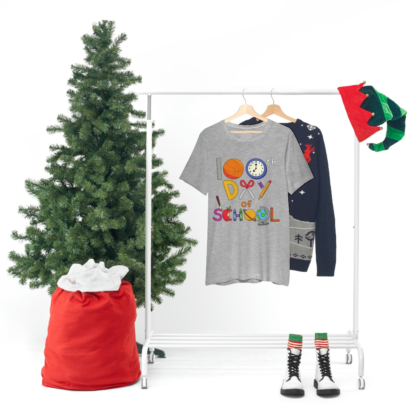 100th Day of School Teacher T- Shirt - Unisex Jersey Short Sleeve Tee
